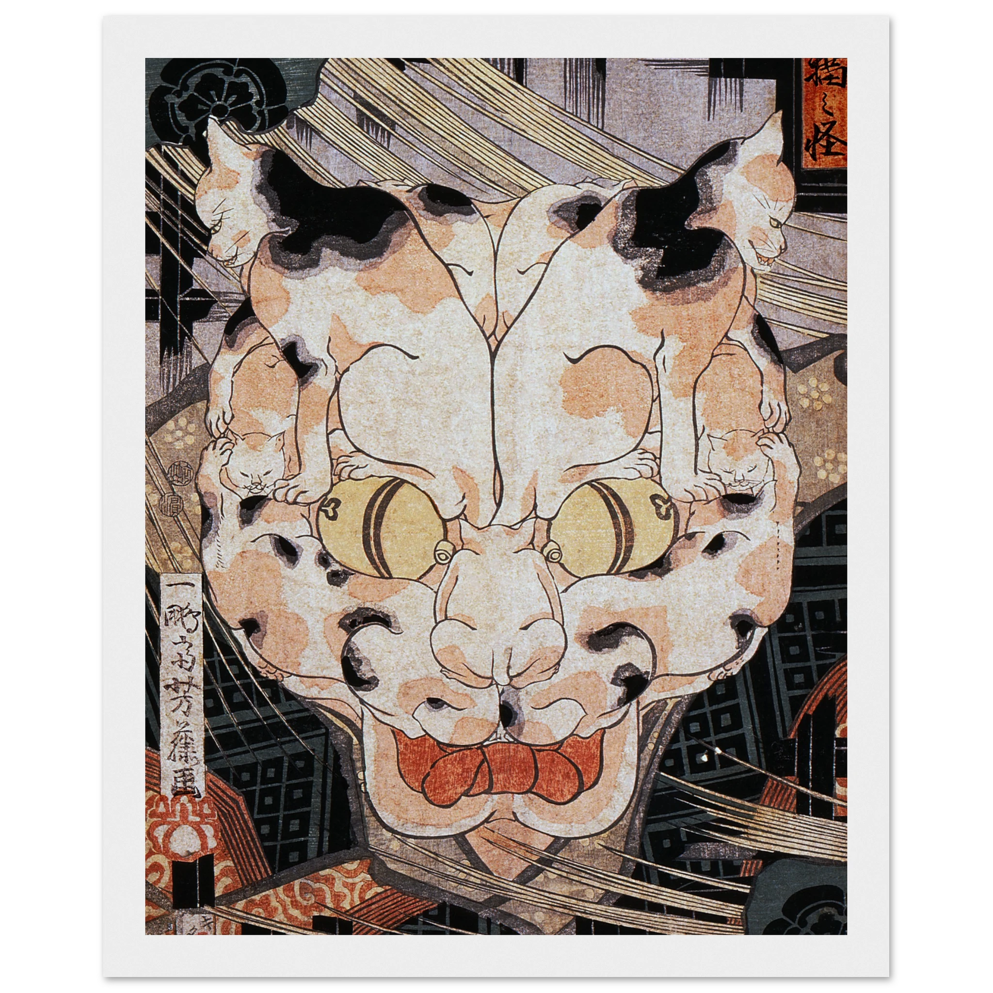 The Supernatural Cat of the Tokaido - Japanese Art Print