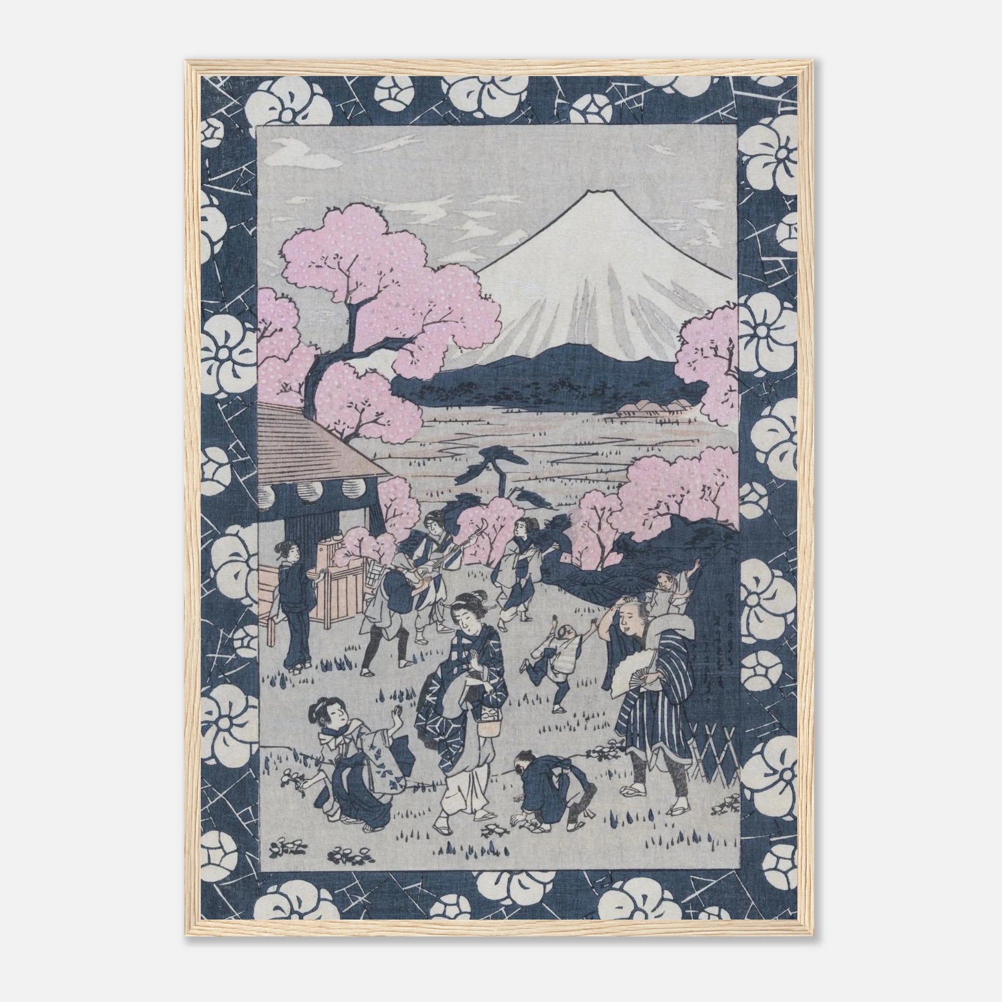 Tea House Near Mount Fuji - Art Print Detail 19