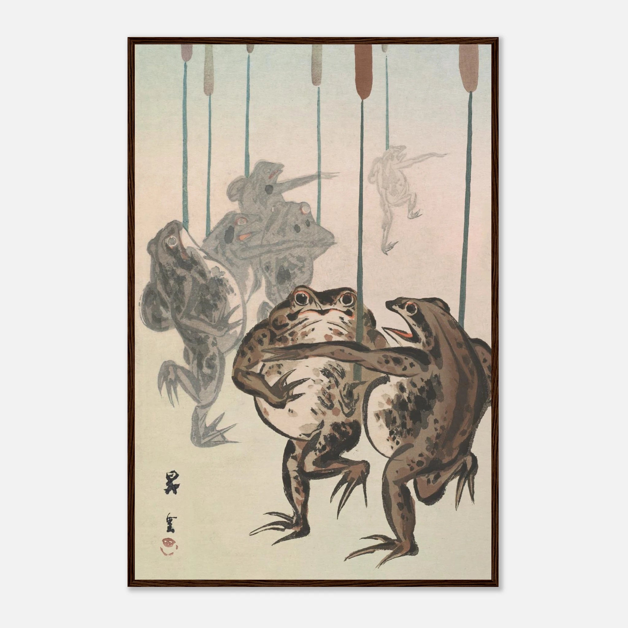 Frog Procession - Art Print Detail 16