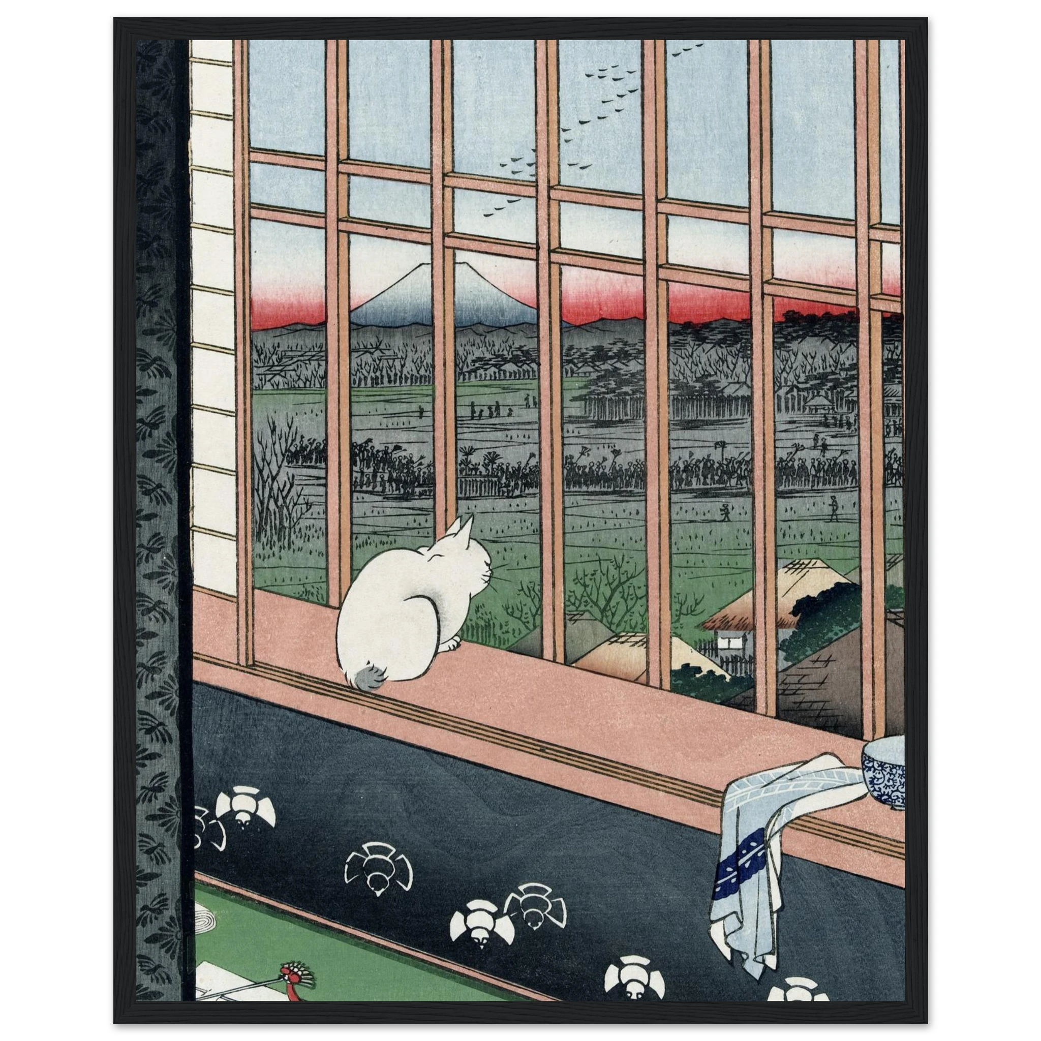 Asakusa Ricefields and Torinomachi Festival - Art Print Detail 12