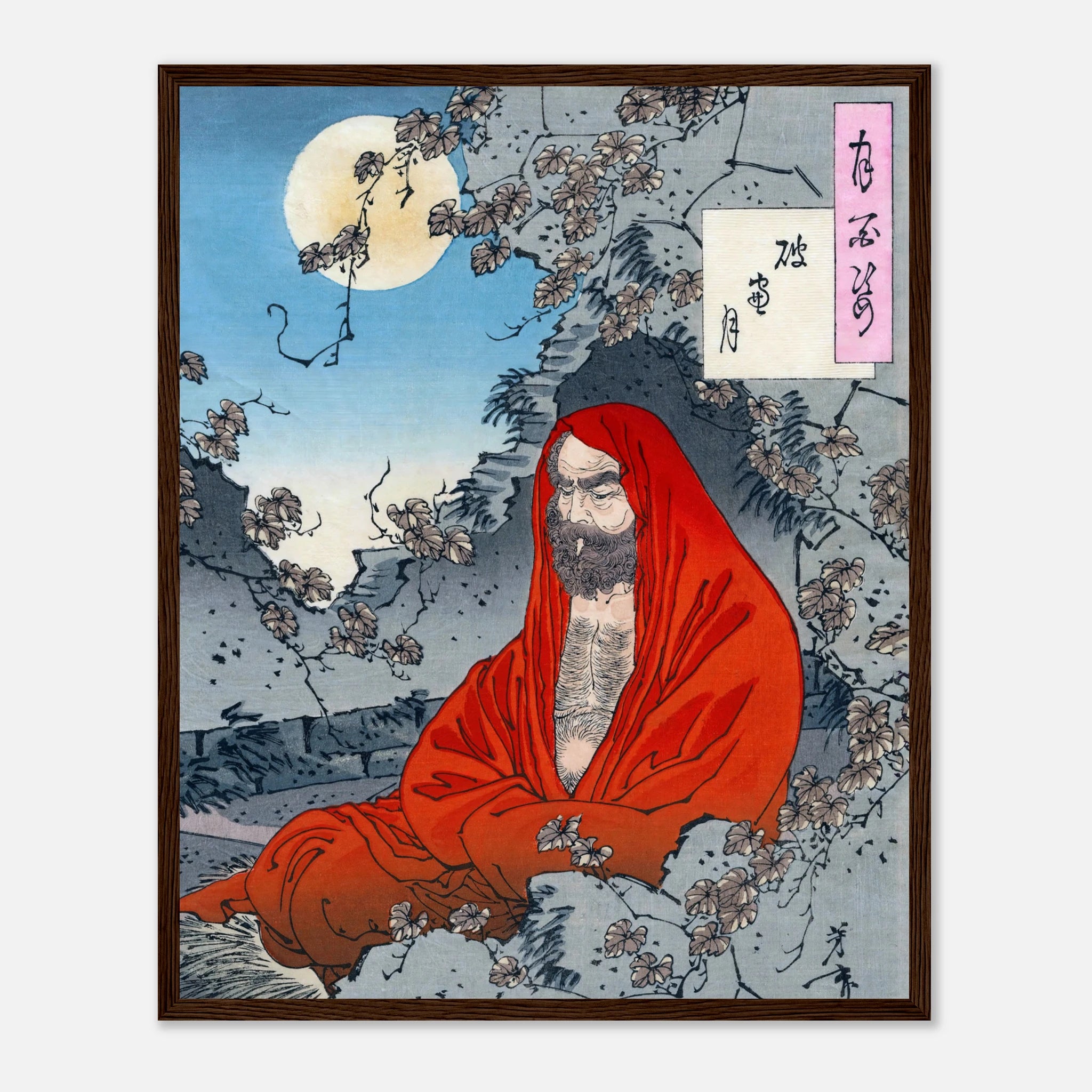Bodhidharma (Daruma Taishi) - Art Print Detail 12