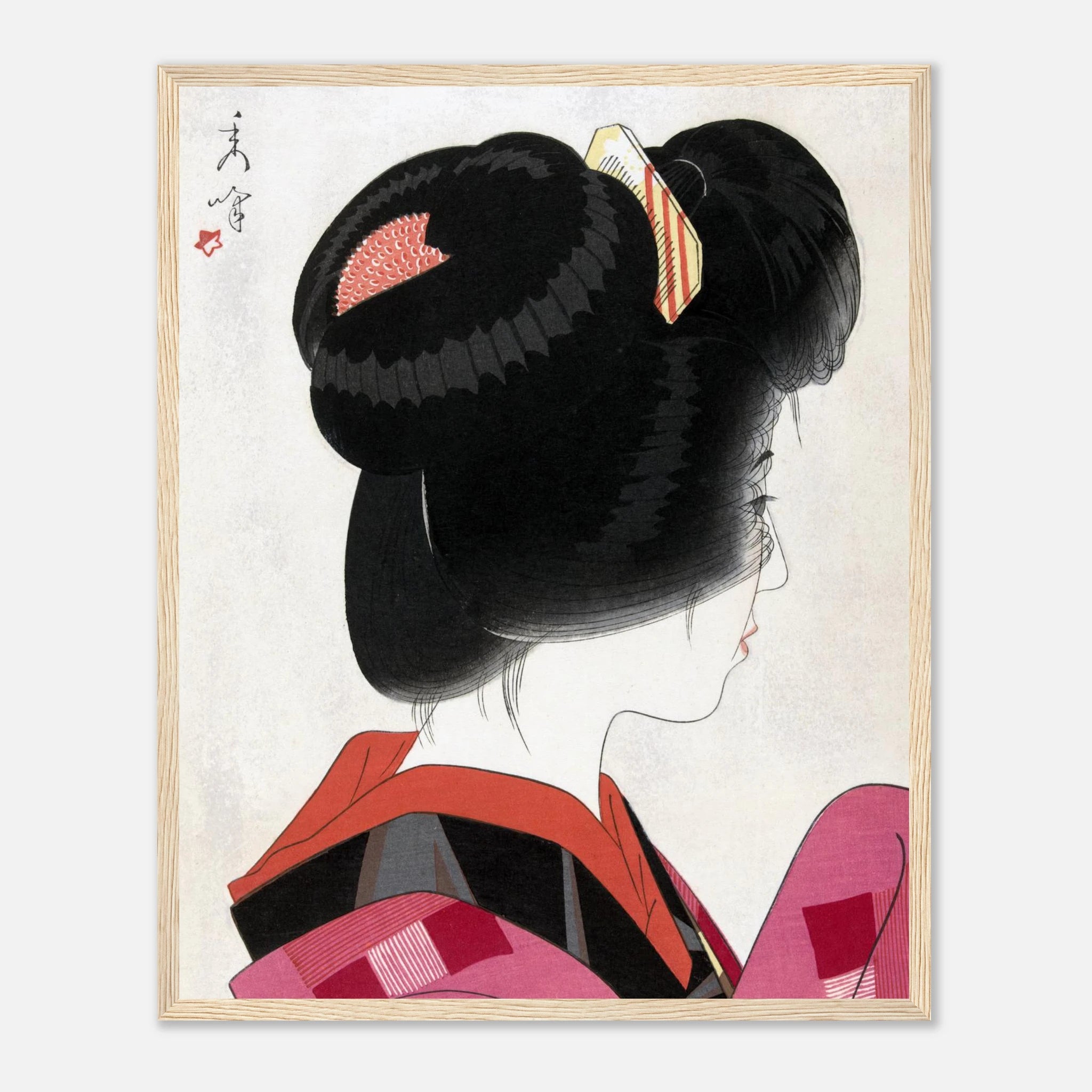 Red Collar - Art Print Detail 8