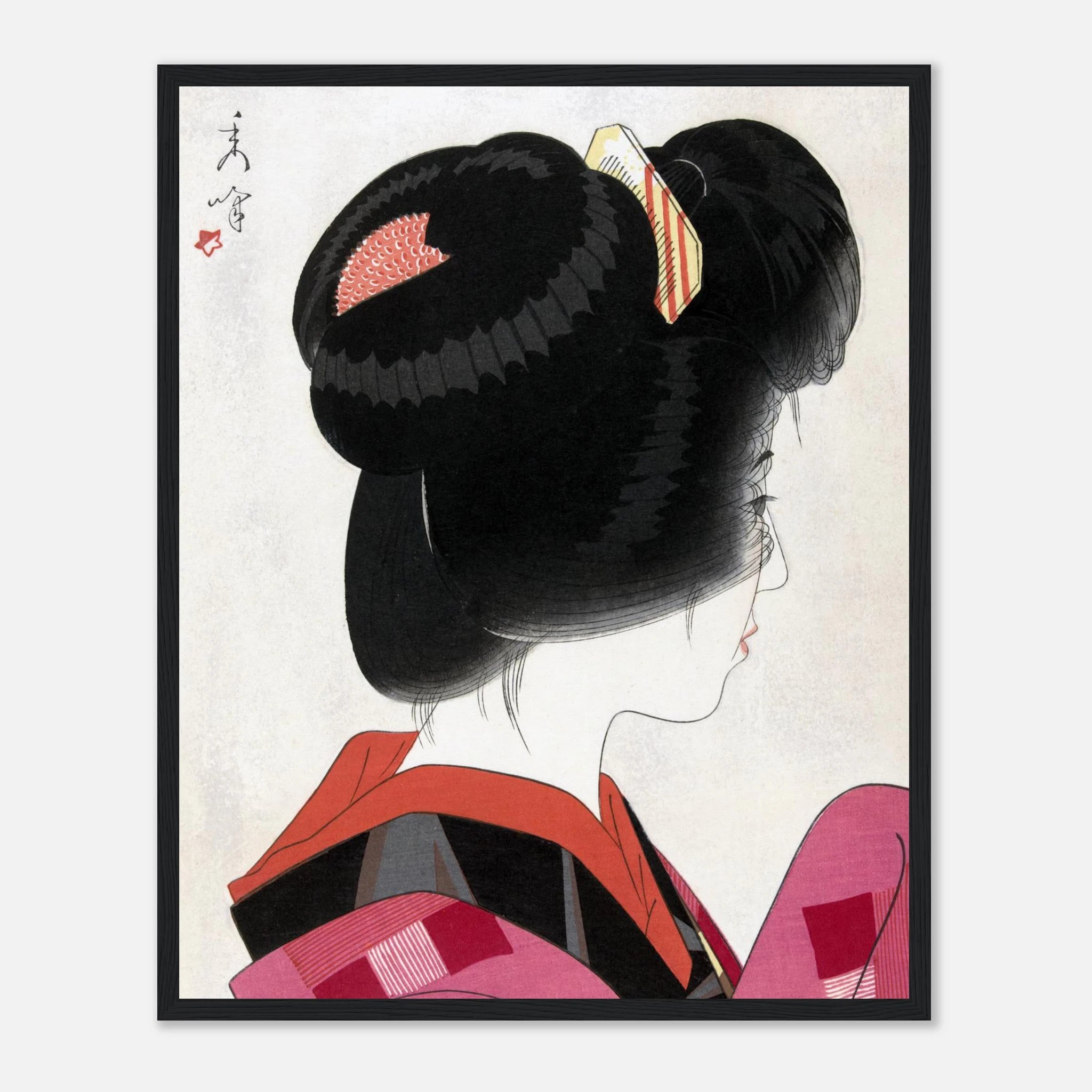 Red Collar - Art Print Detail 20