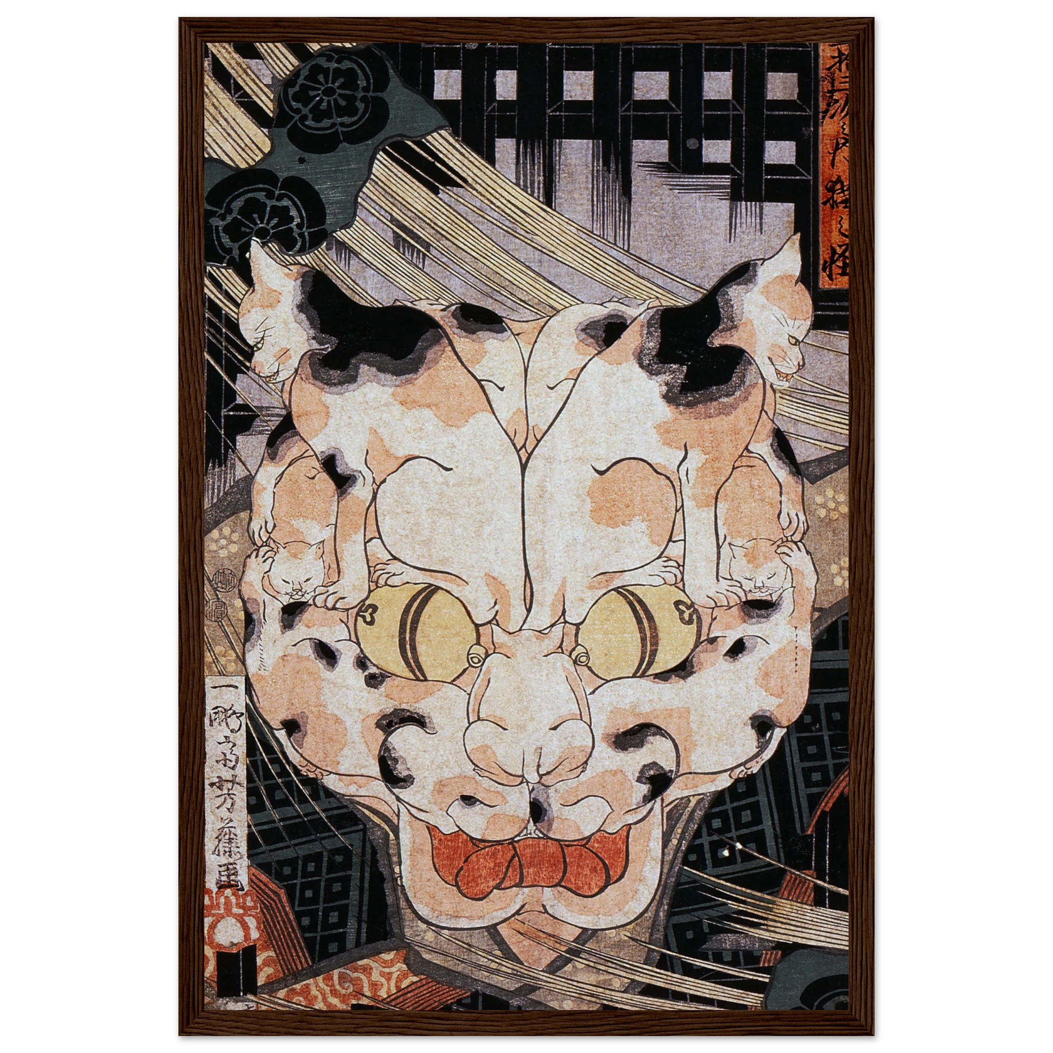 The Supernatural Cat of the Tokaido - Art Print Detail 4