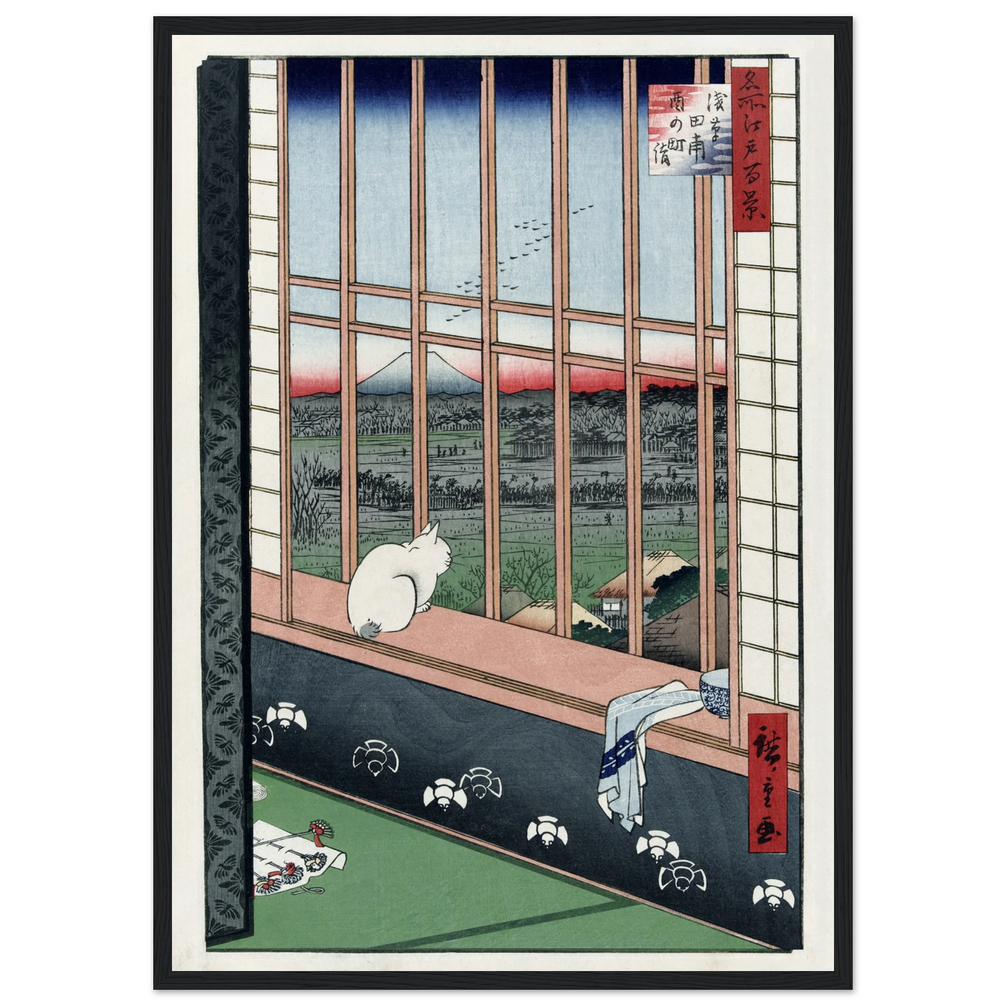 Asakusa Ricefields and Torinomachi Festival - Art Print Detail 7