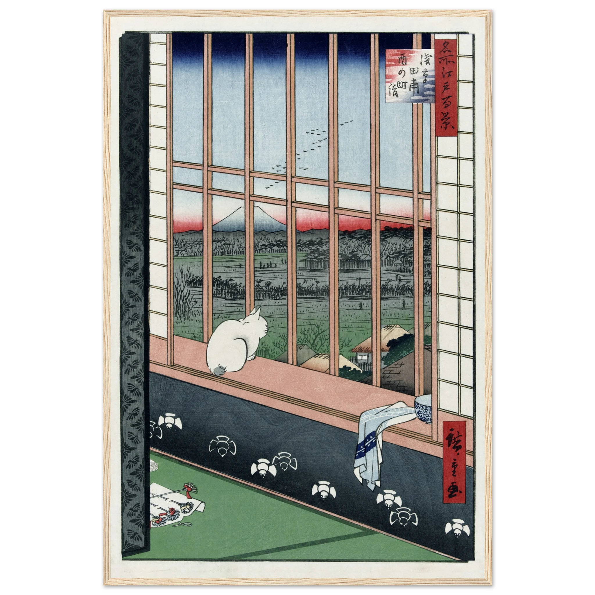 Asakusa Ricefields and Torinomachi Festival - Art Print Detail 11