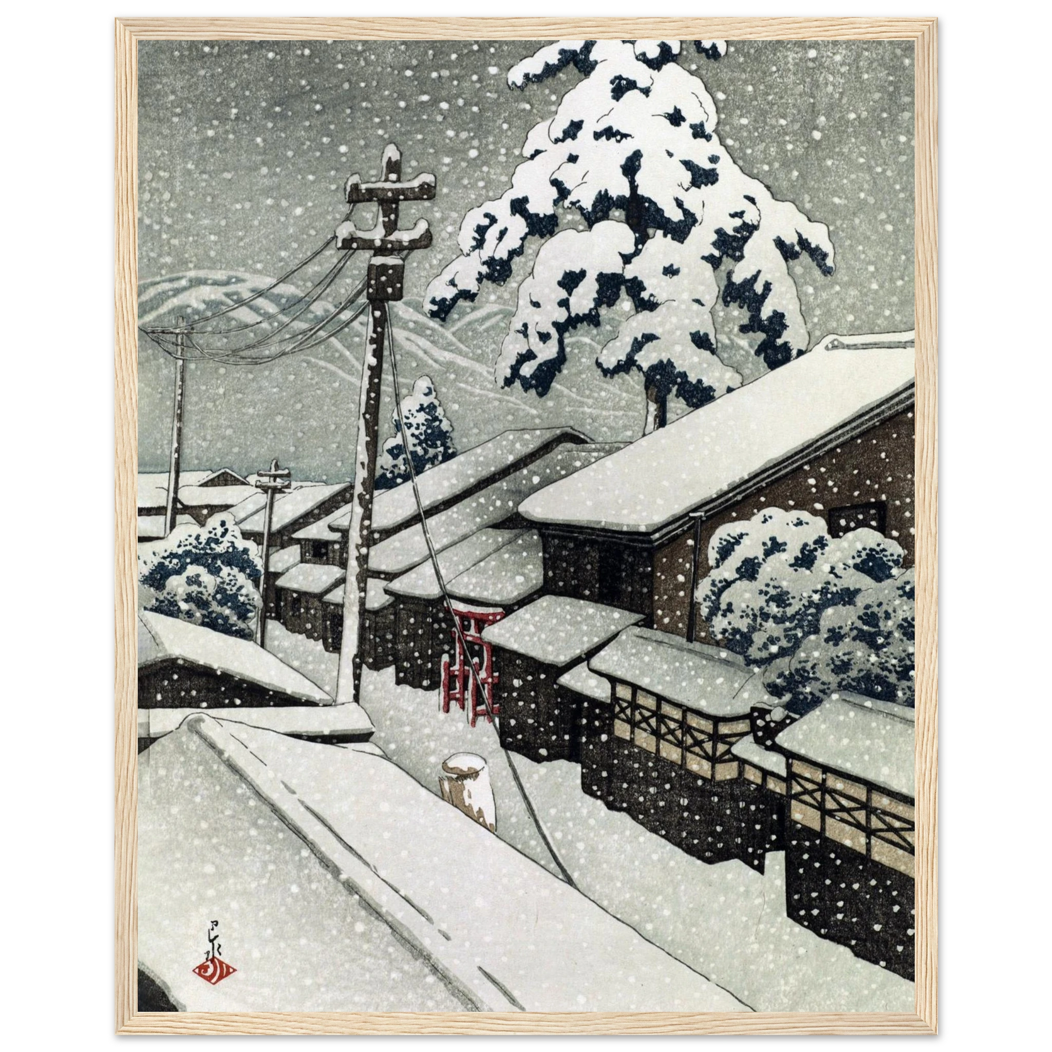 Miyazu in Tango Province - Art Print Detail 10
