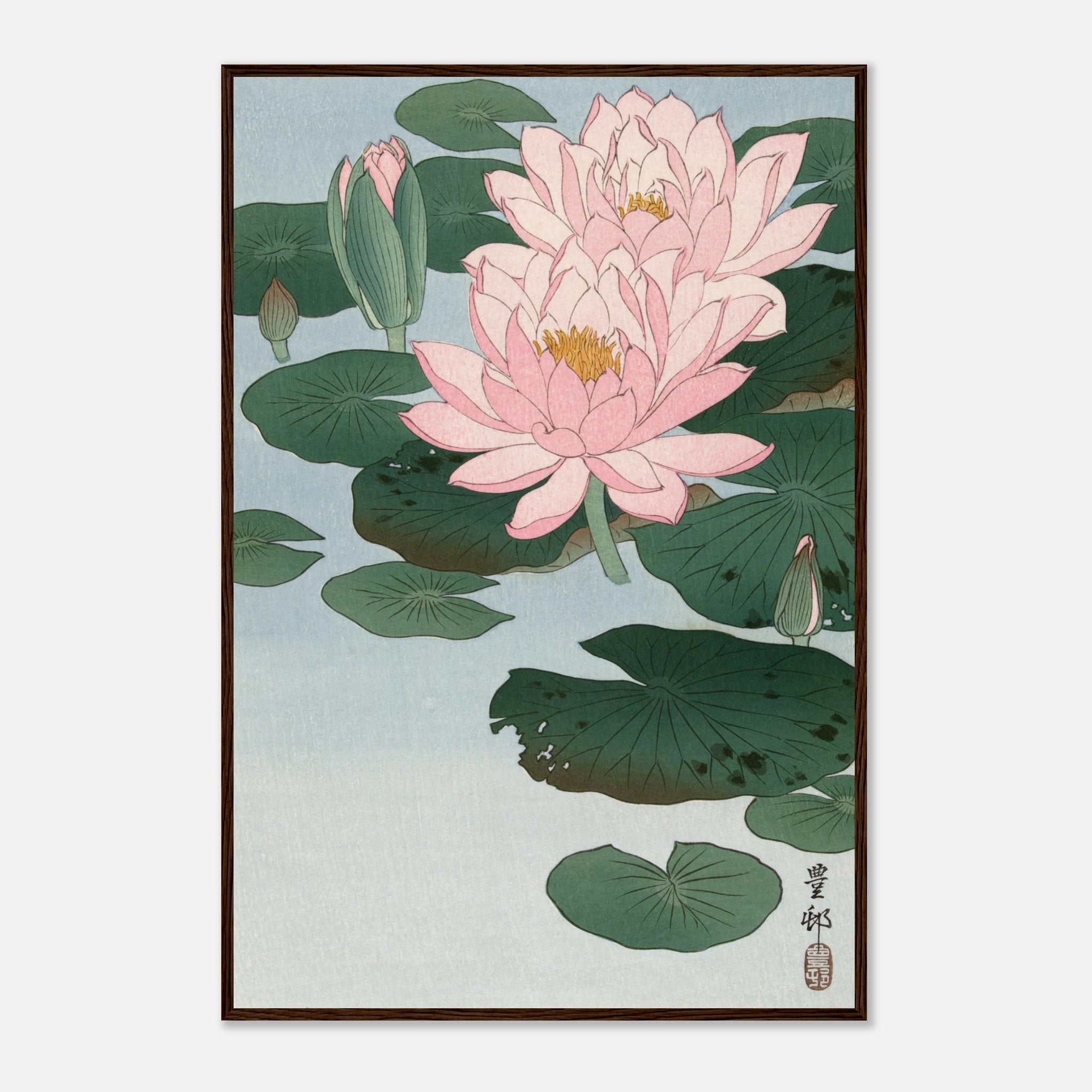 Water Lilies (睡蓮) - Art Print Detail 10