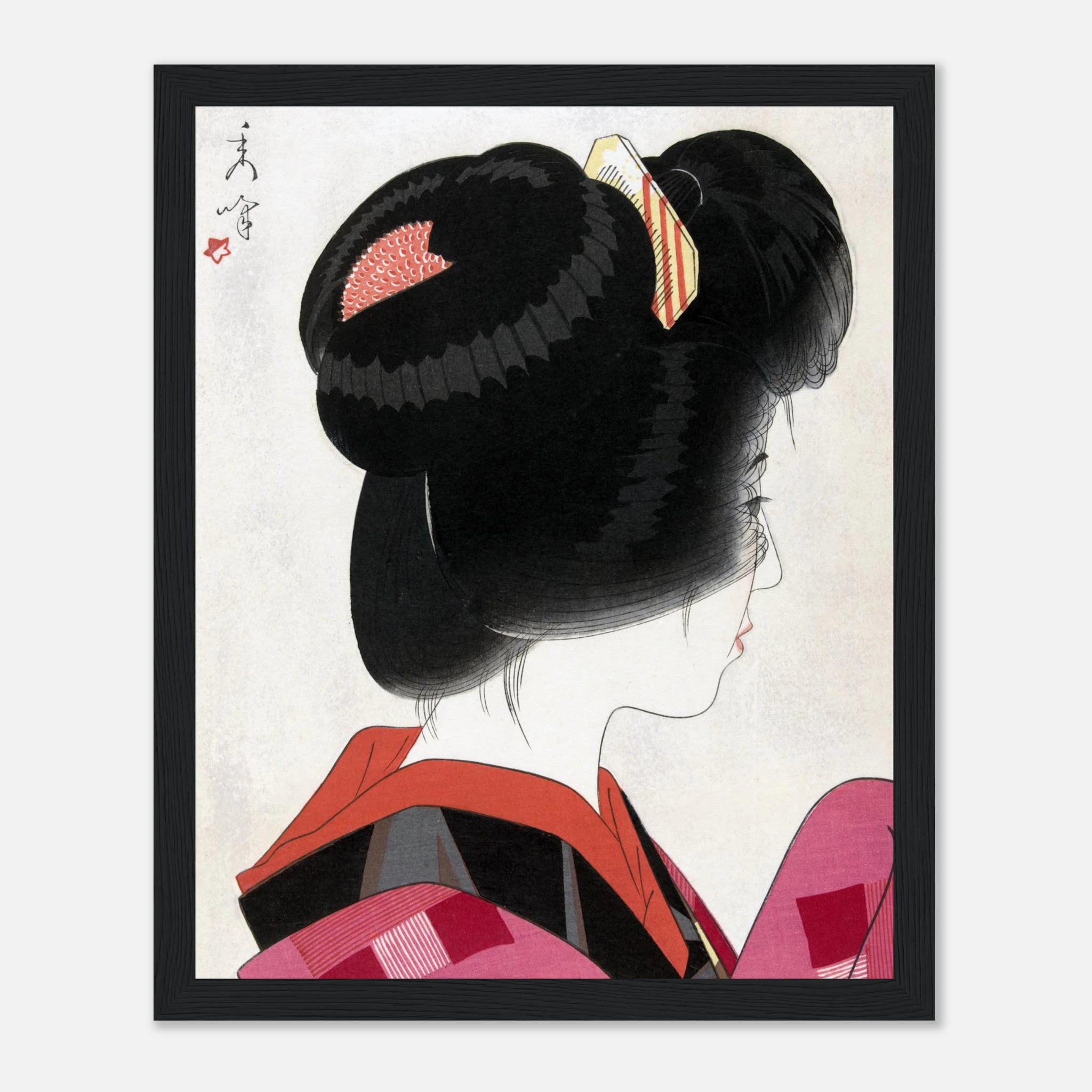 Red Collar - Art Print Detail 5