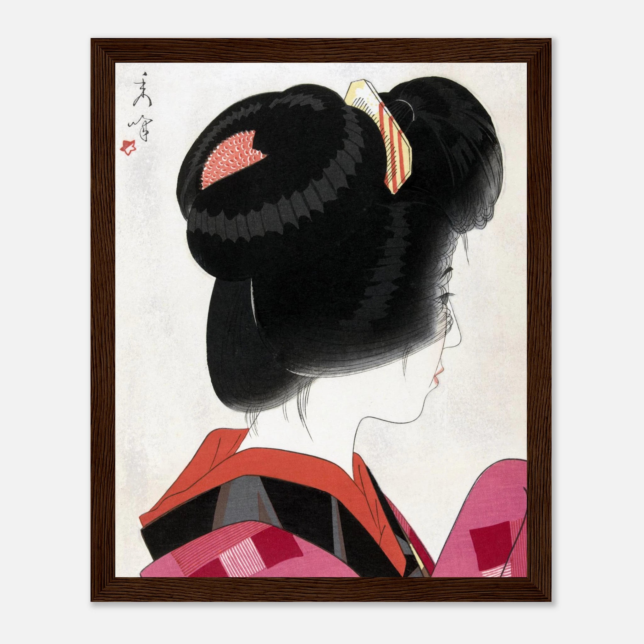 Red Collar - Art Print Detail 3