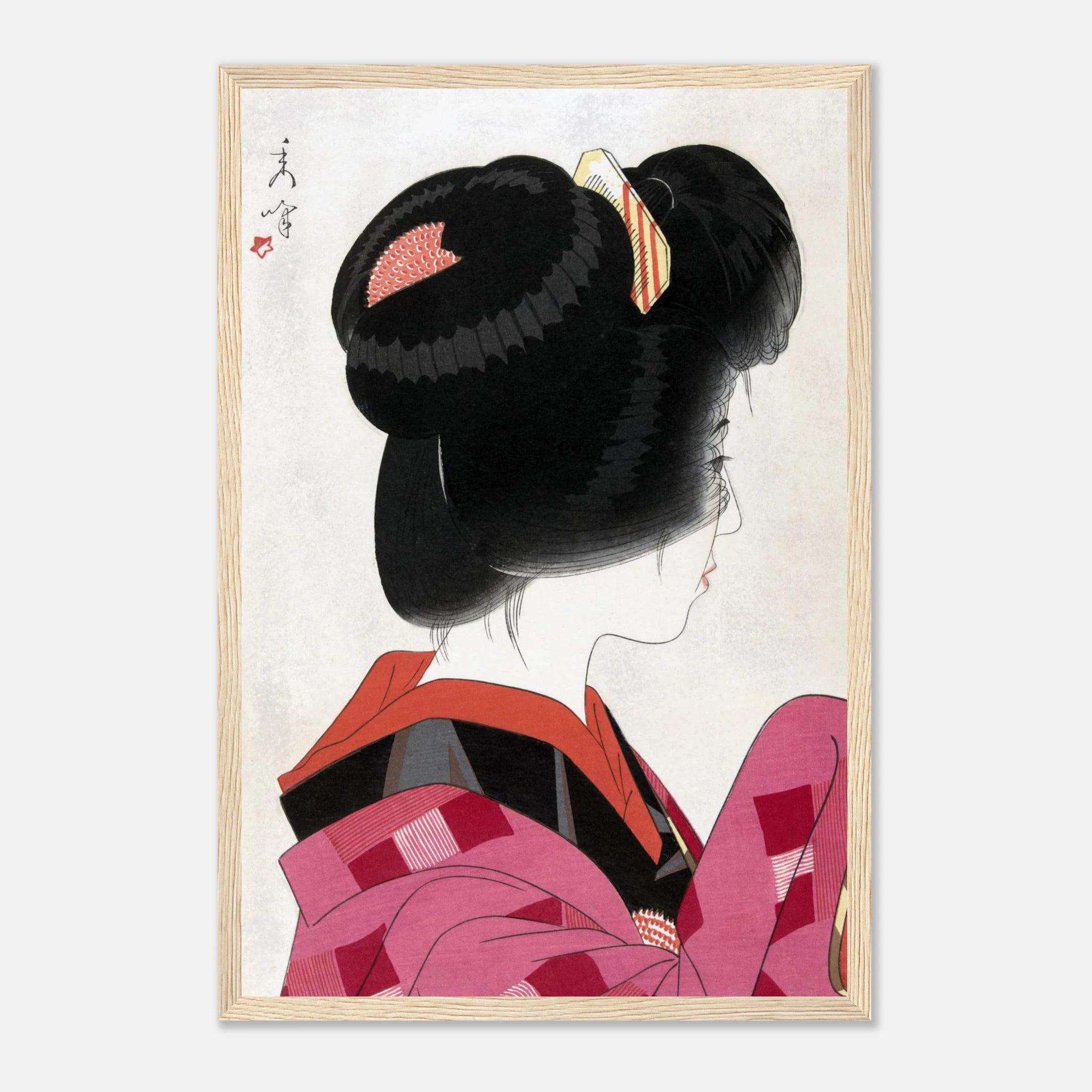Red Collar - Art Print Detail 15