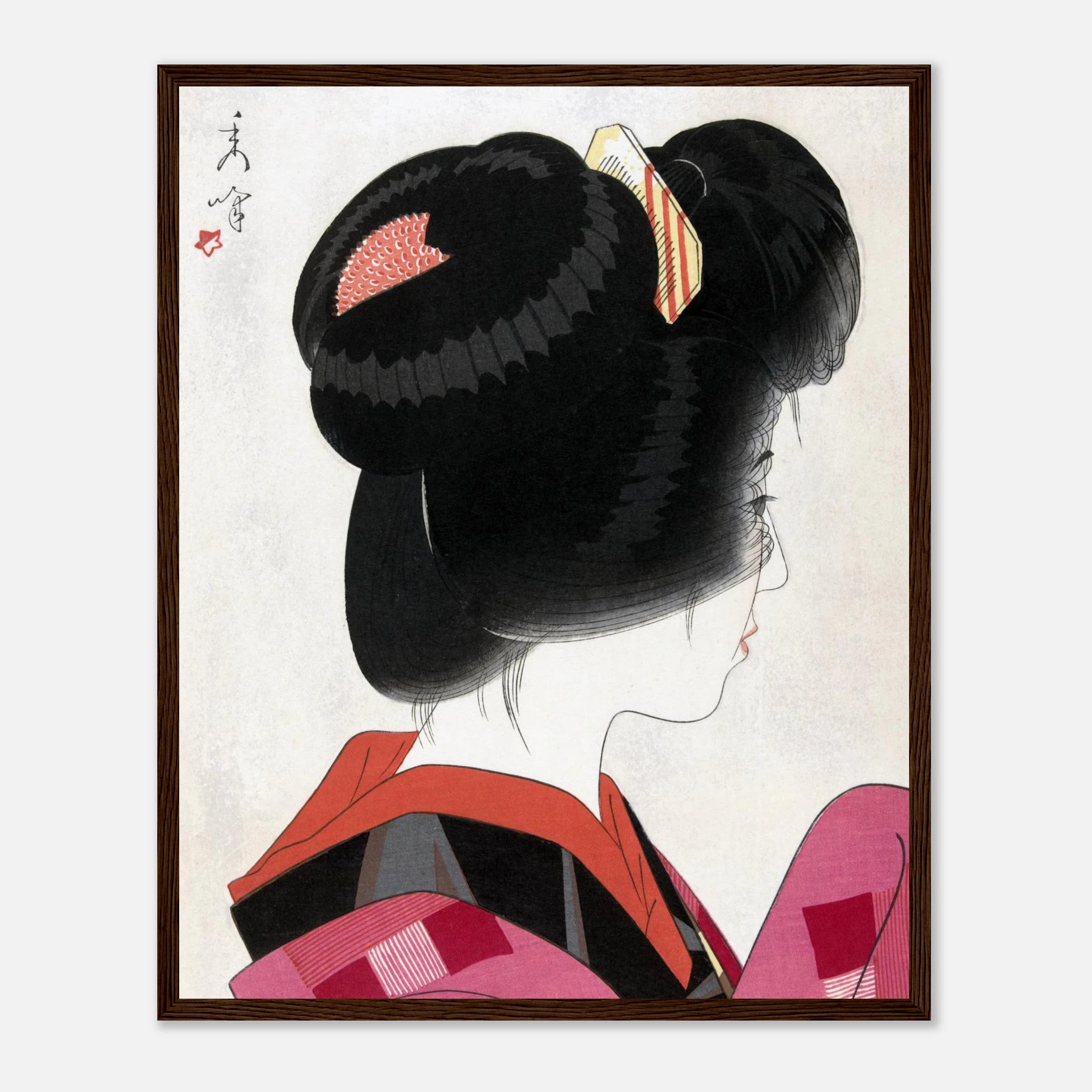 Red Collar - Art Print Detail 11