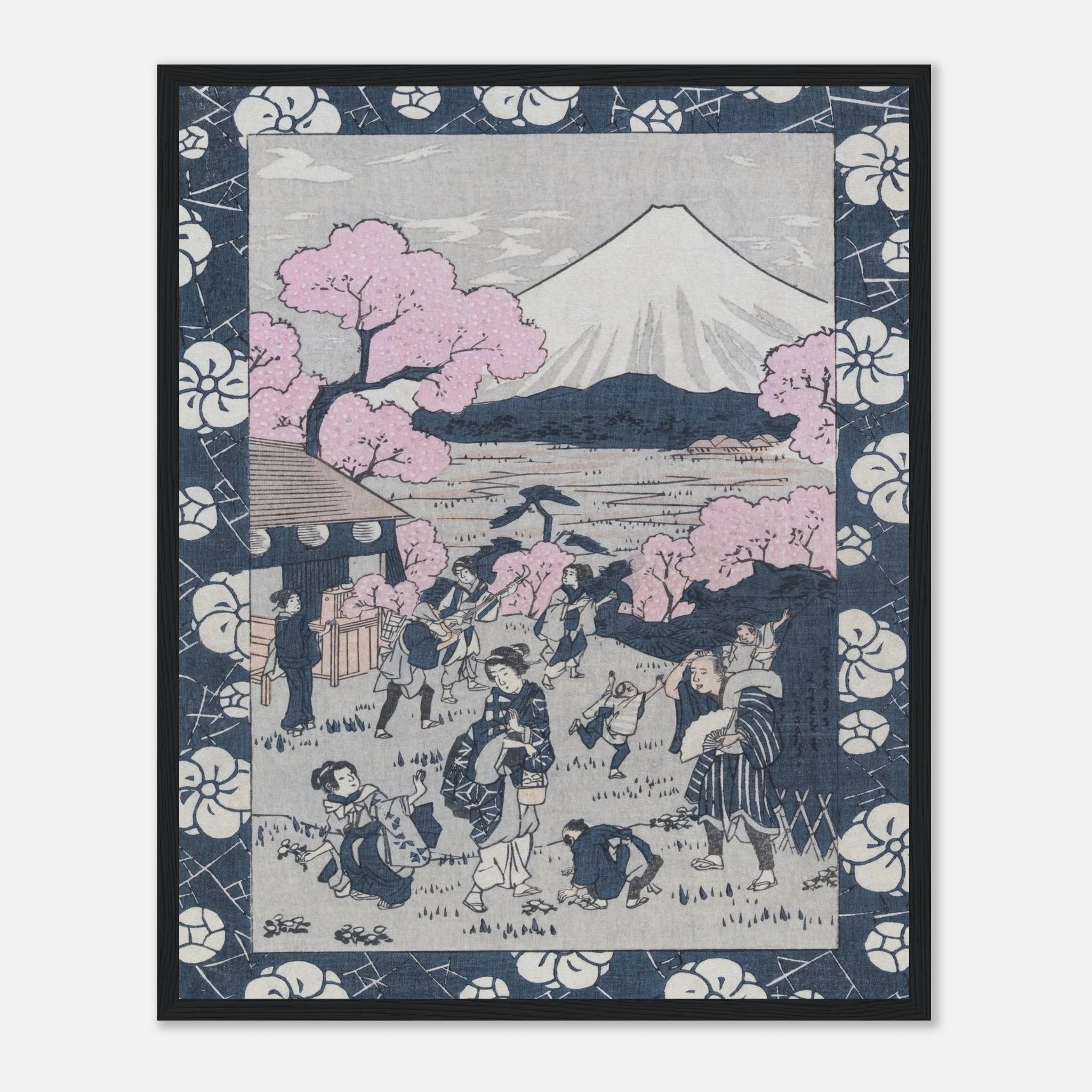Tea House Near Mount Fuji - Art Print Detail 20