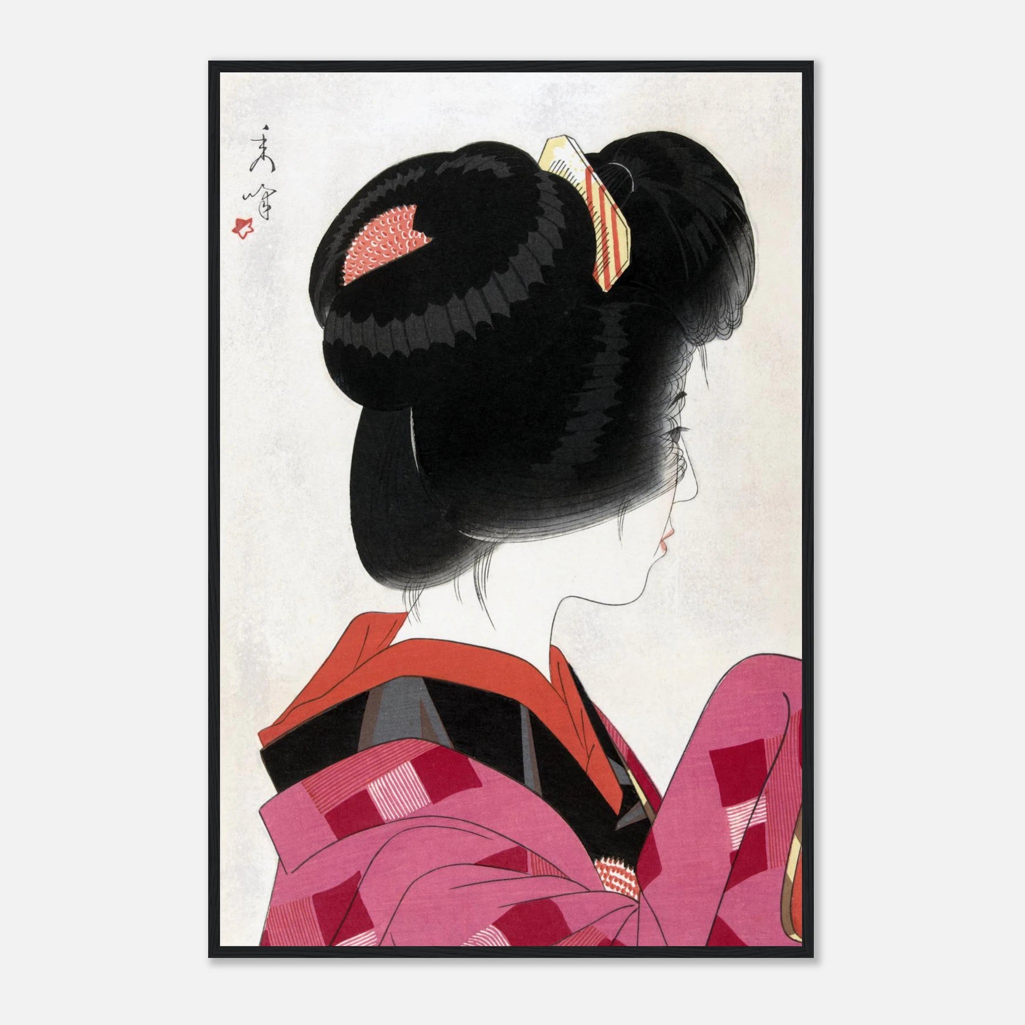 Red Collar - Art Print Detail 9