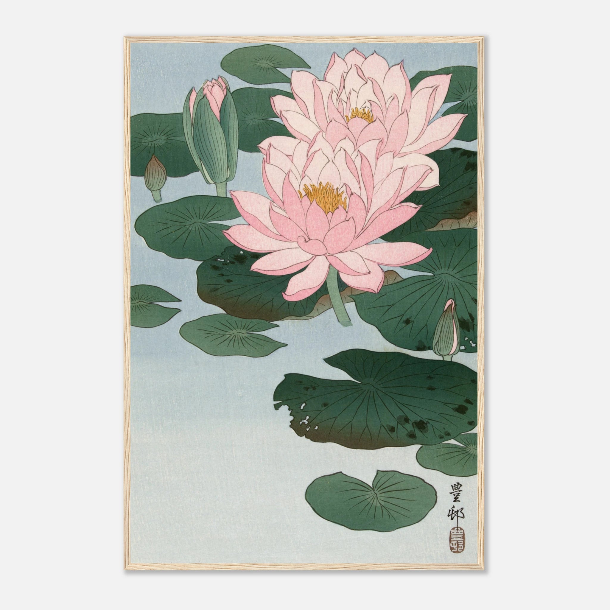 Water Lilies (睡蓮) - Art Print Detail 14