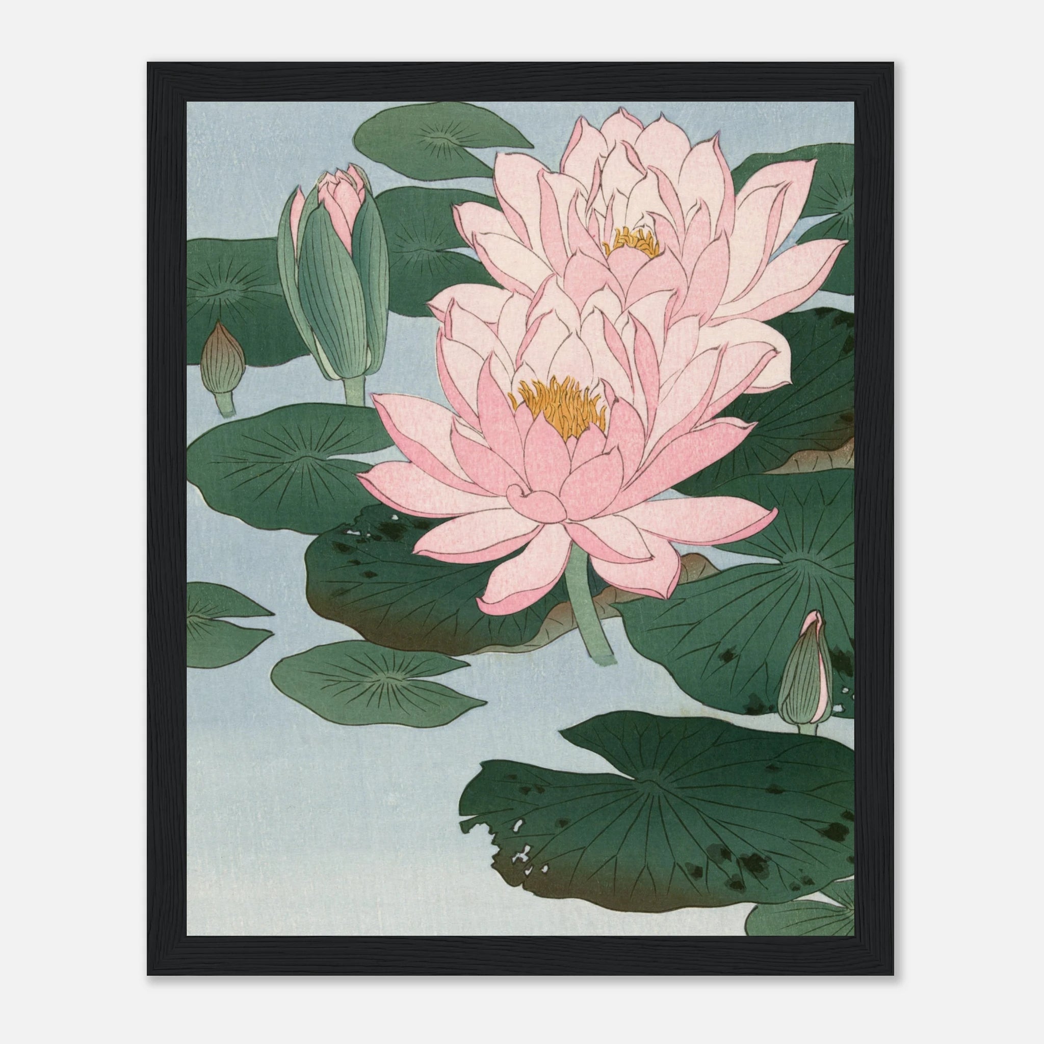 Water Lilies (睡蓮) - Art Print Detail 11
