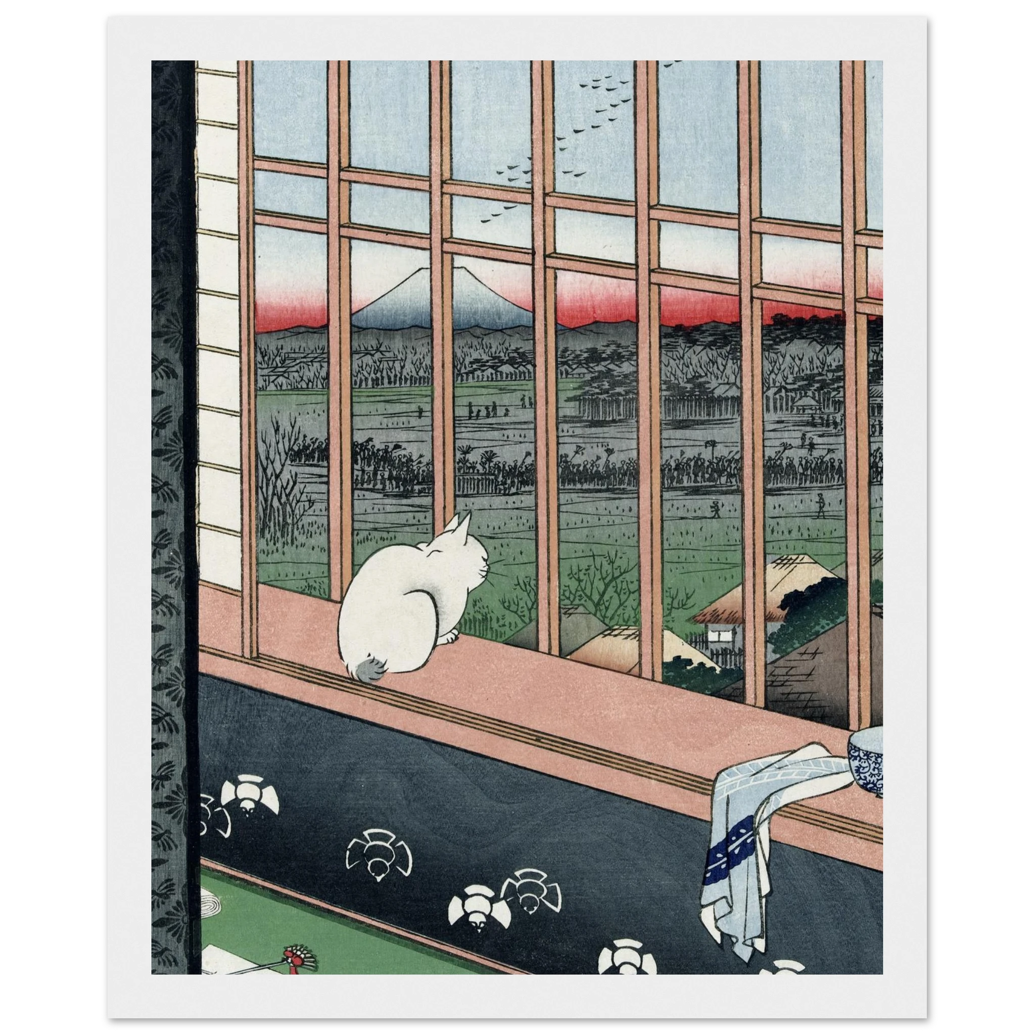Asakusa Ricefields and Torinomachi Festival - Japanese Art Print