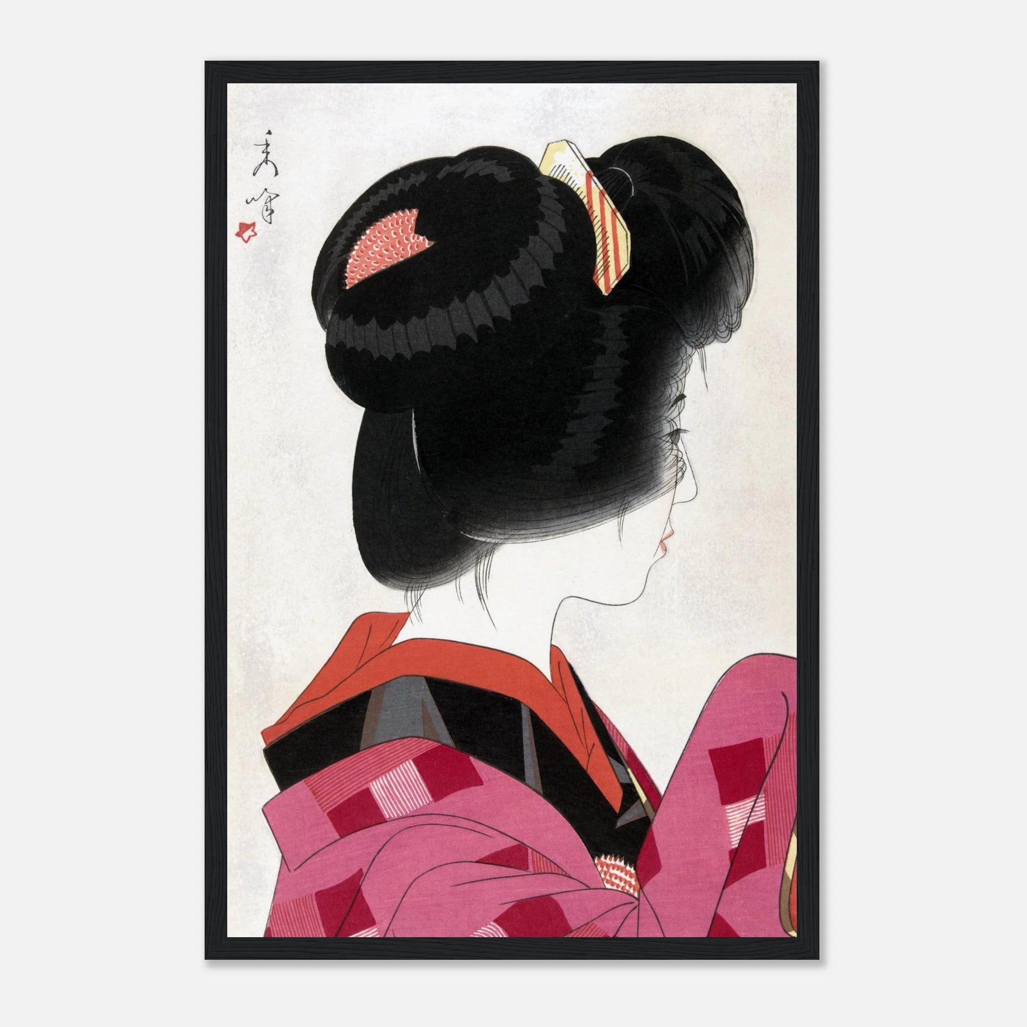 Red Collar - Art Print Detail 13