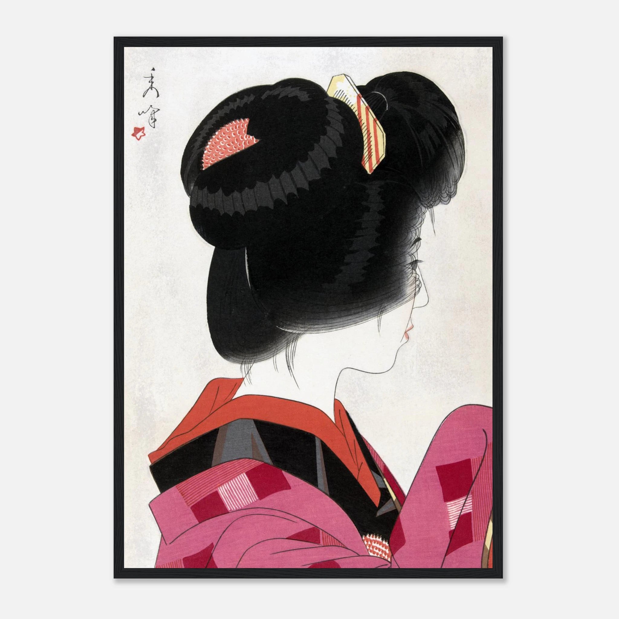 Red Collar - Art Print Detail 6