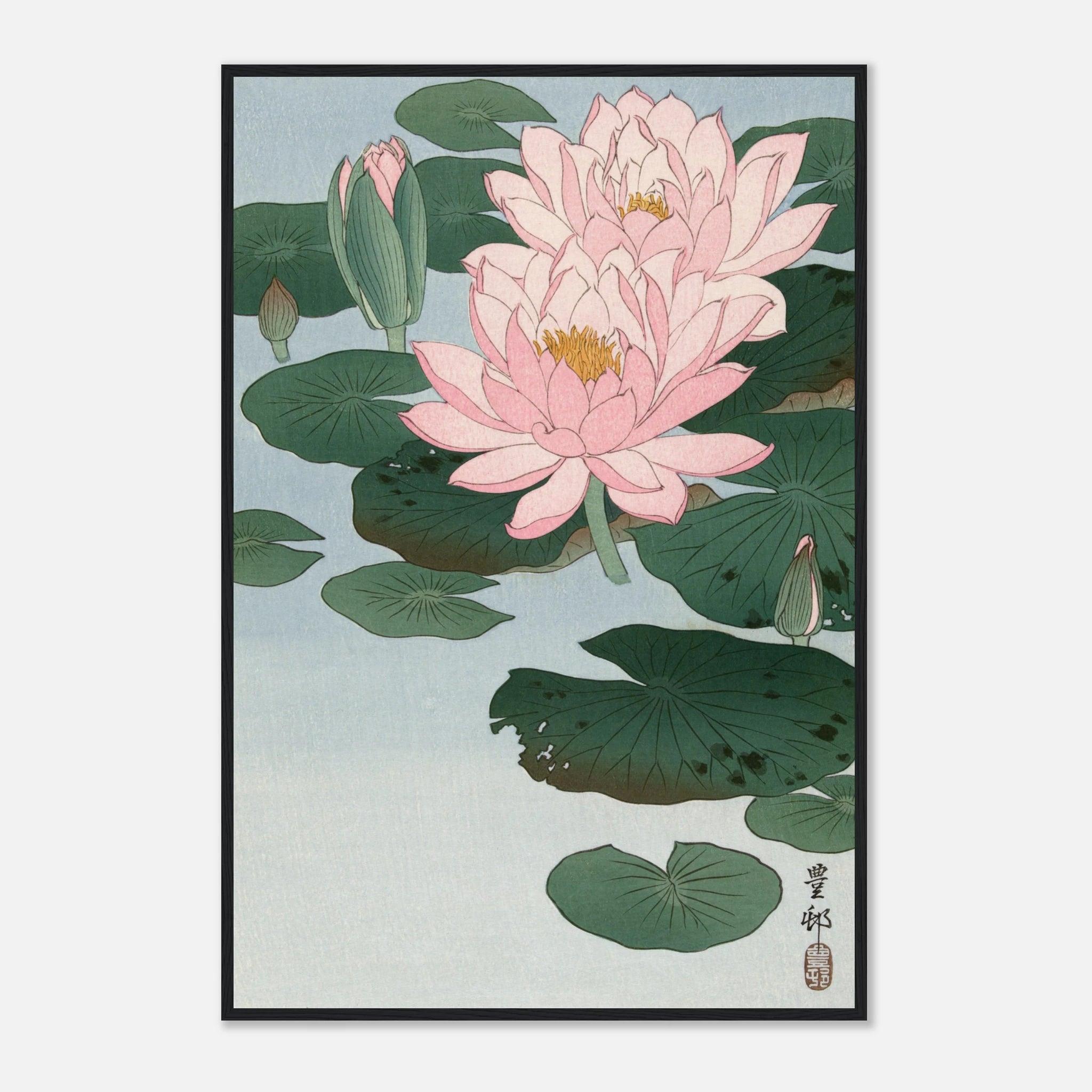 Water Lilies (睡蓮) - Art Print Detail 17