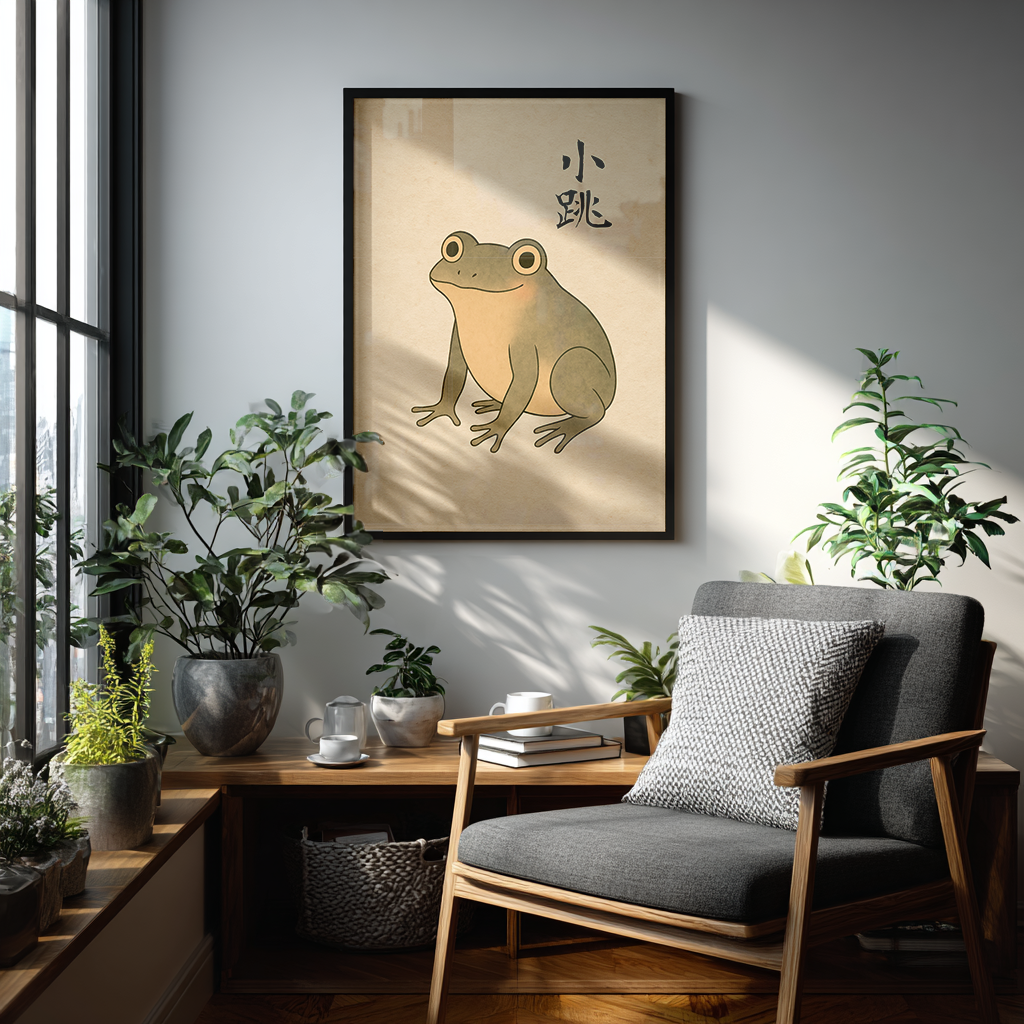 小跳 (Little Leaper) - Art Print Detail 3