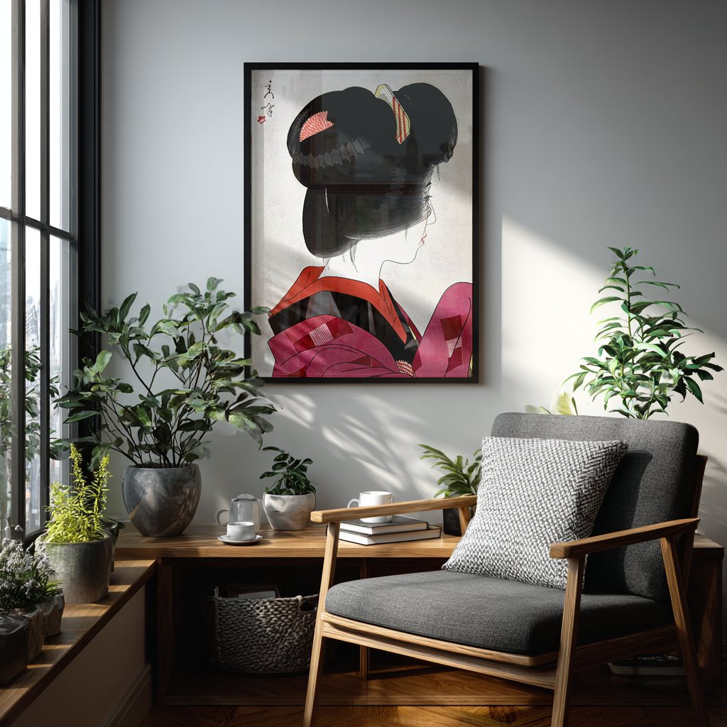 Red Collar - Art Print Detail 3