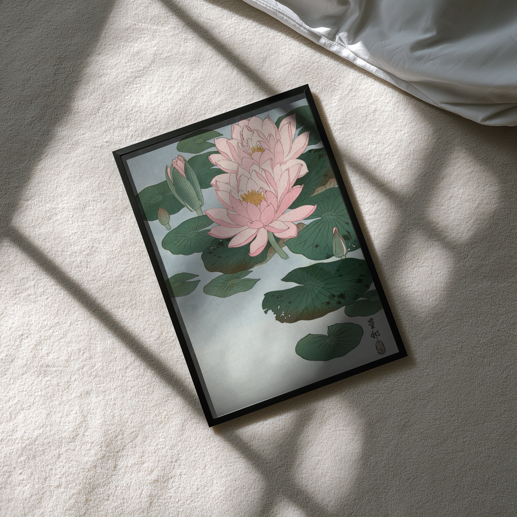 Water Lilies (睡蓮) - Art Print Detail 4