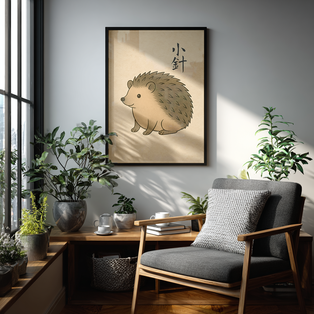 小針 (Little Needle) - Art Print Detail 3