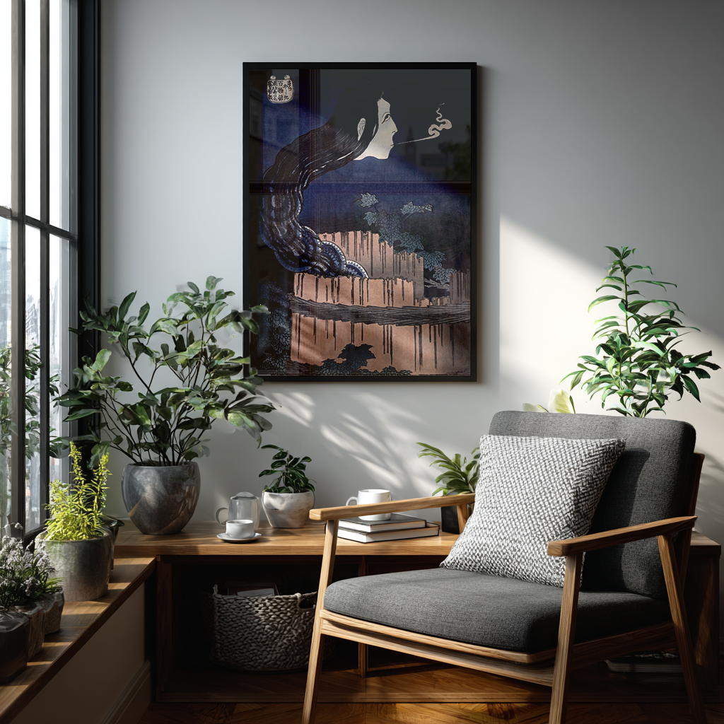 The Plate Mansion (Sarayashiki) - Art Print Detail 3
