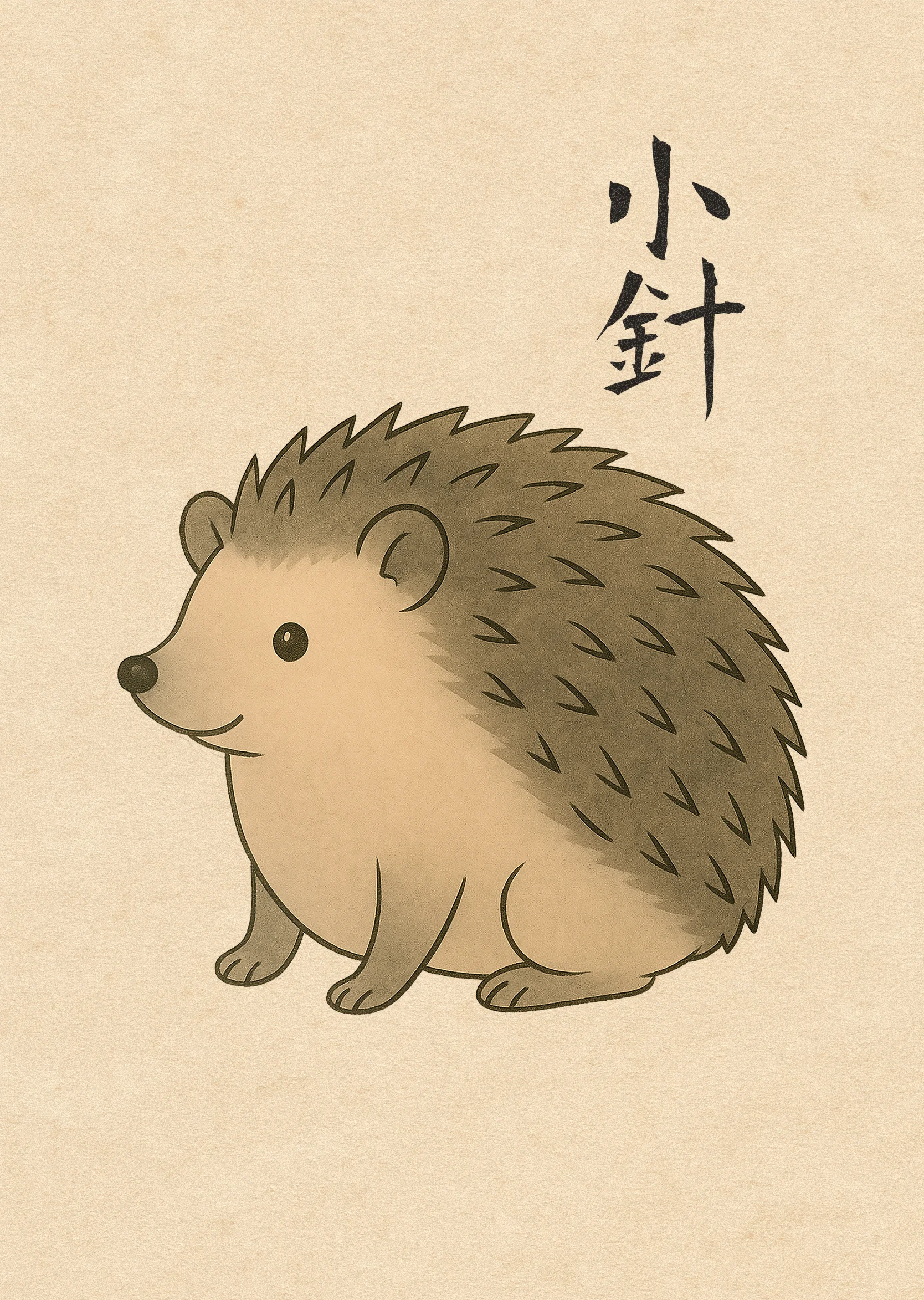 小針 (Little Needle) - Japanese Art Print