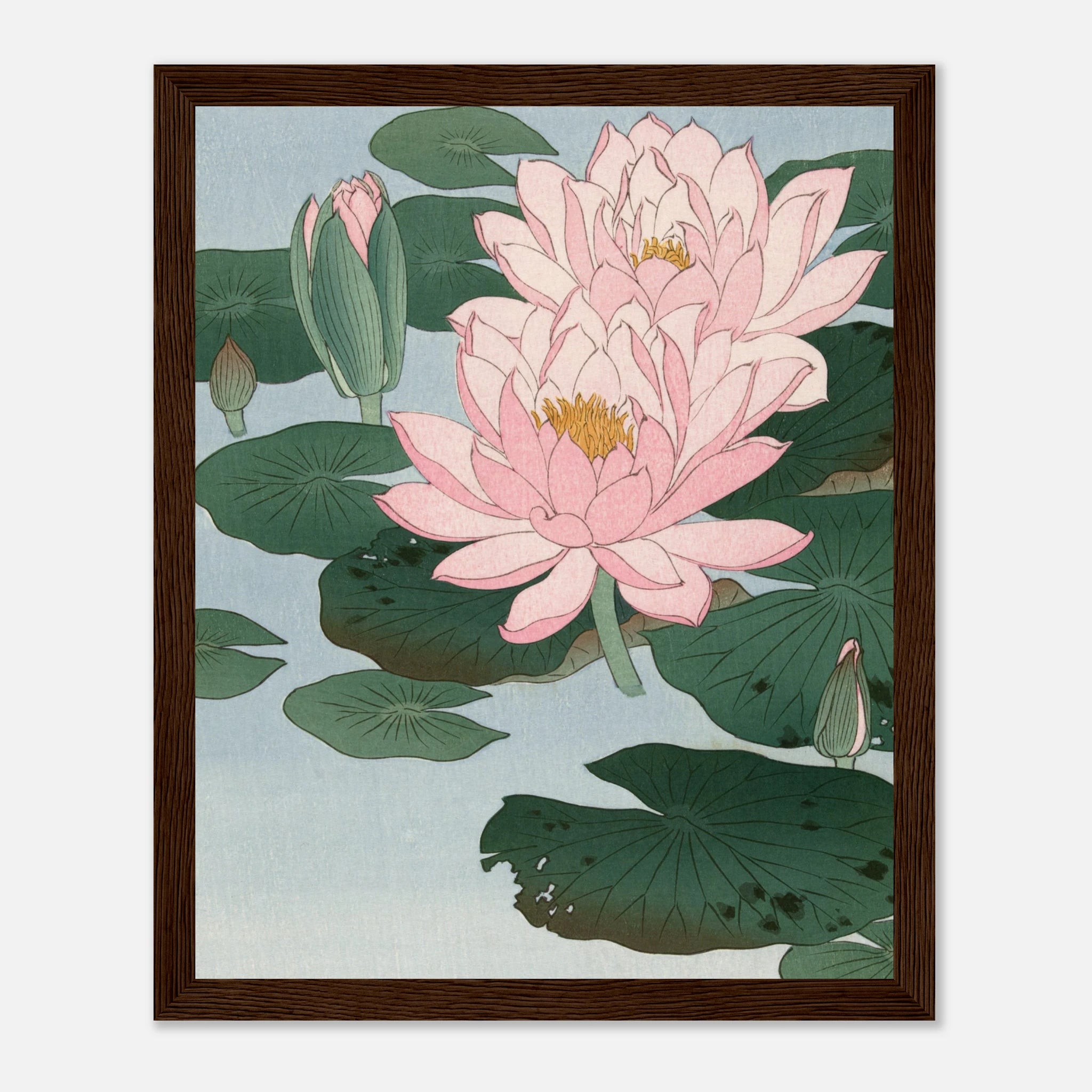 Water Lilies (睡蓮) - Art Print Detail 9