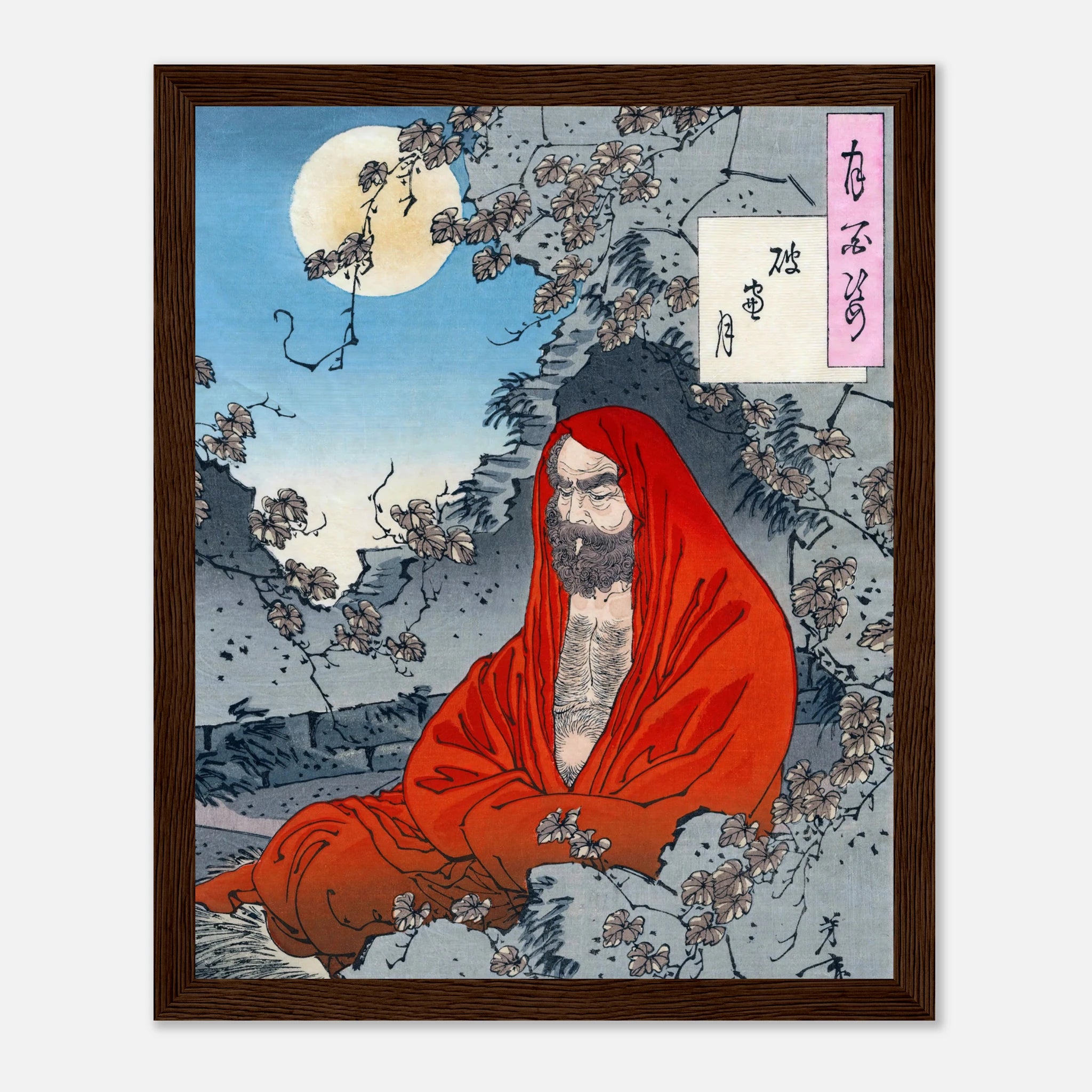 Bodhidharma (Daruma Taishi) - Art Print Detail 16