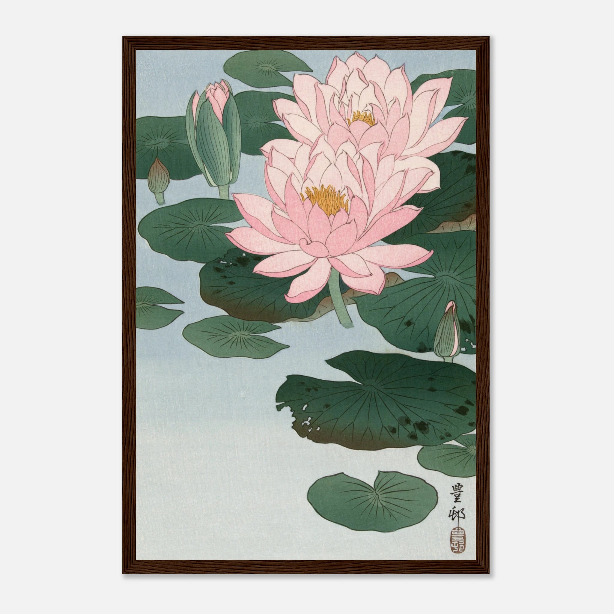 Water Lilies (睡蓮) - Art Print Detail 13