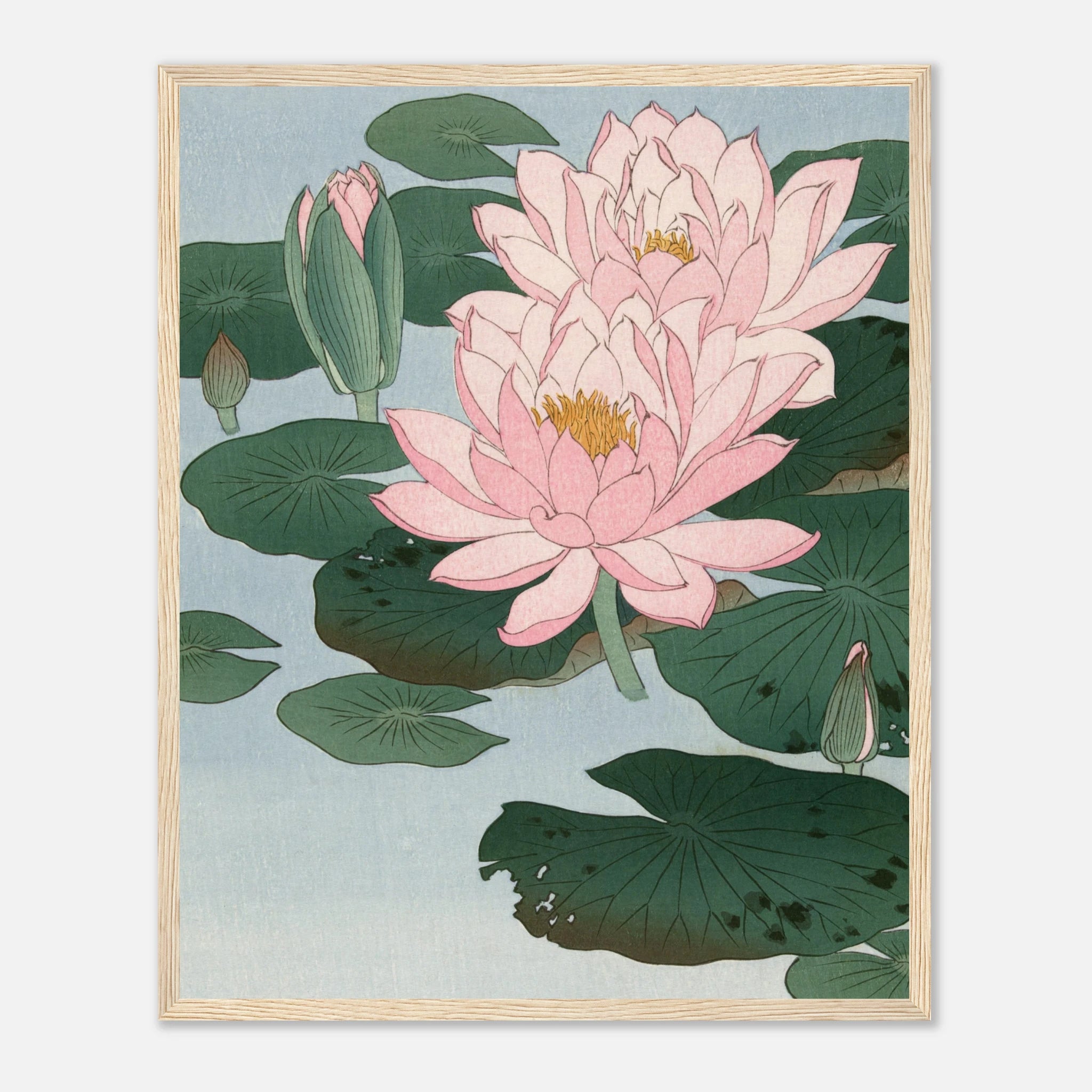 Water Lilies (睡蓮) - Art Print Detail 7