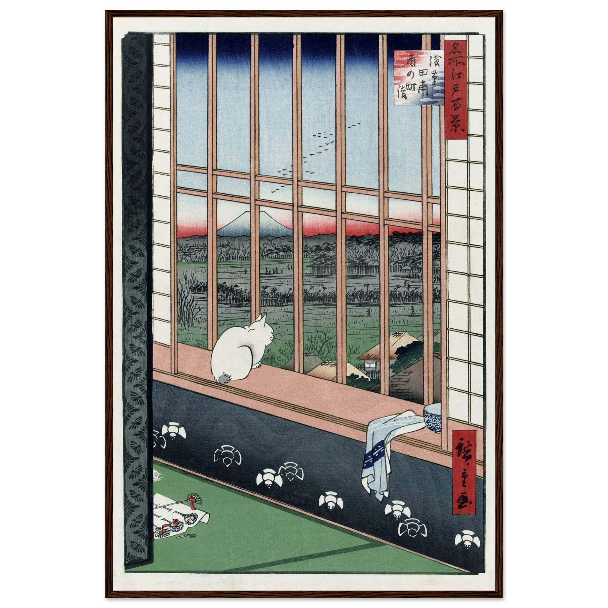 Asakusa Ricefields and Torinomachi Festival - Art Print Detail 8