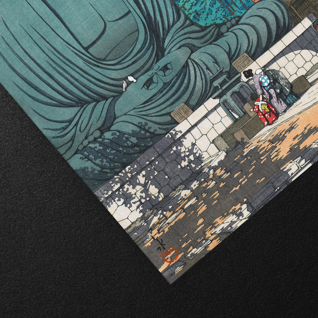The Great Buddha at Kamakura - Art Print Detail 2