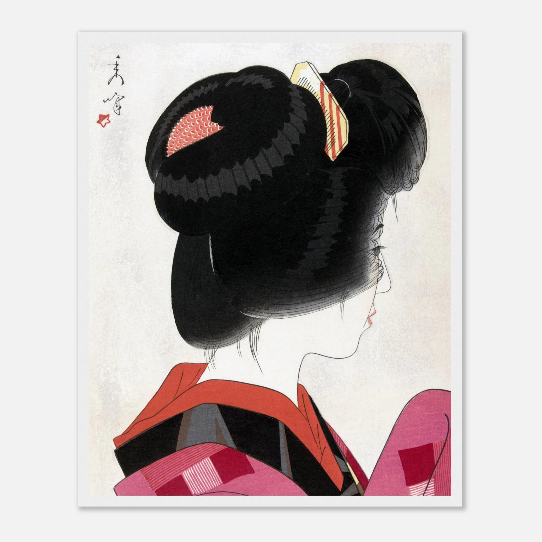 Red Collar - Art Print Detail 18