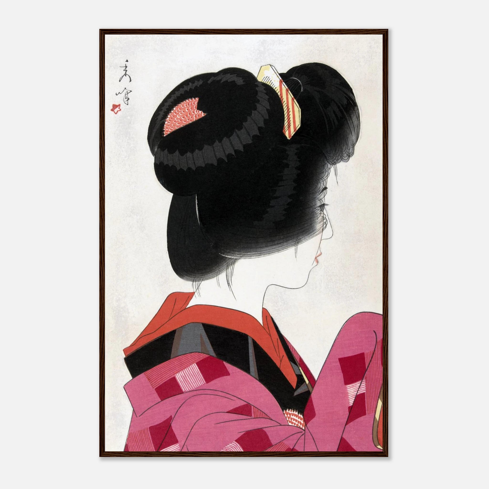Red Collar - Art Print Detail 16