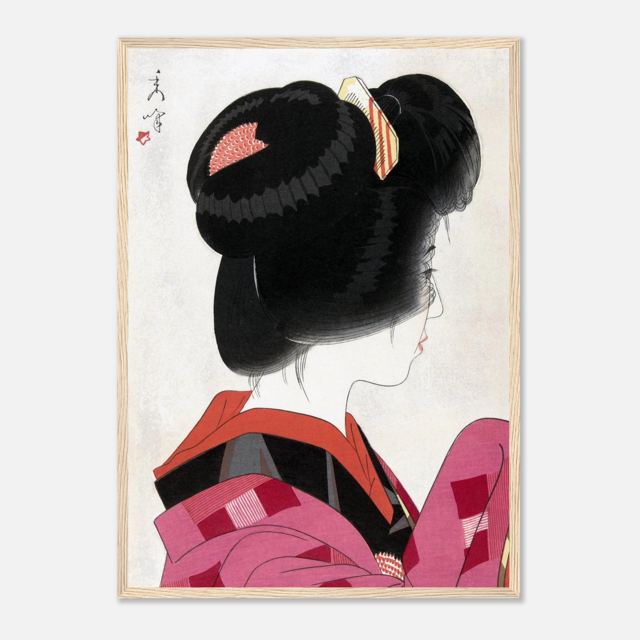 Red Collar - Art Print Detail 19