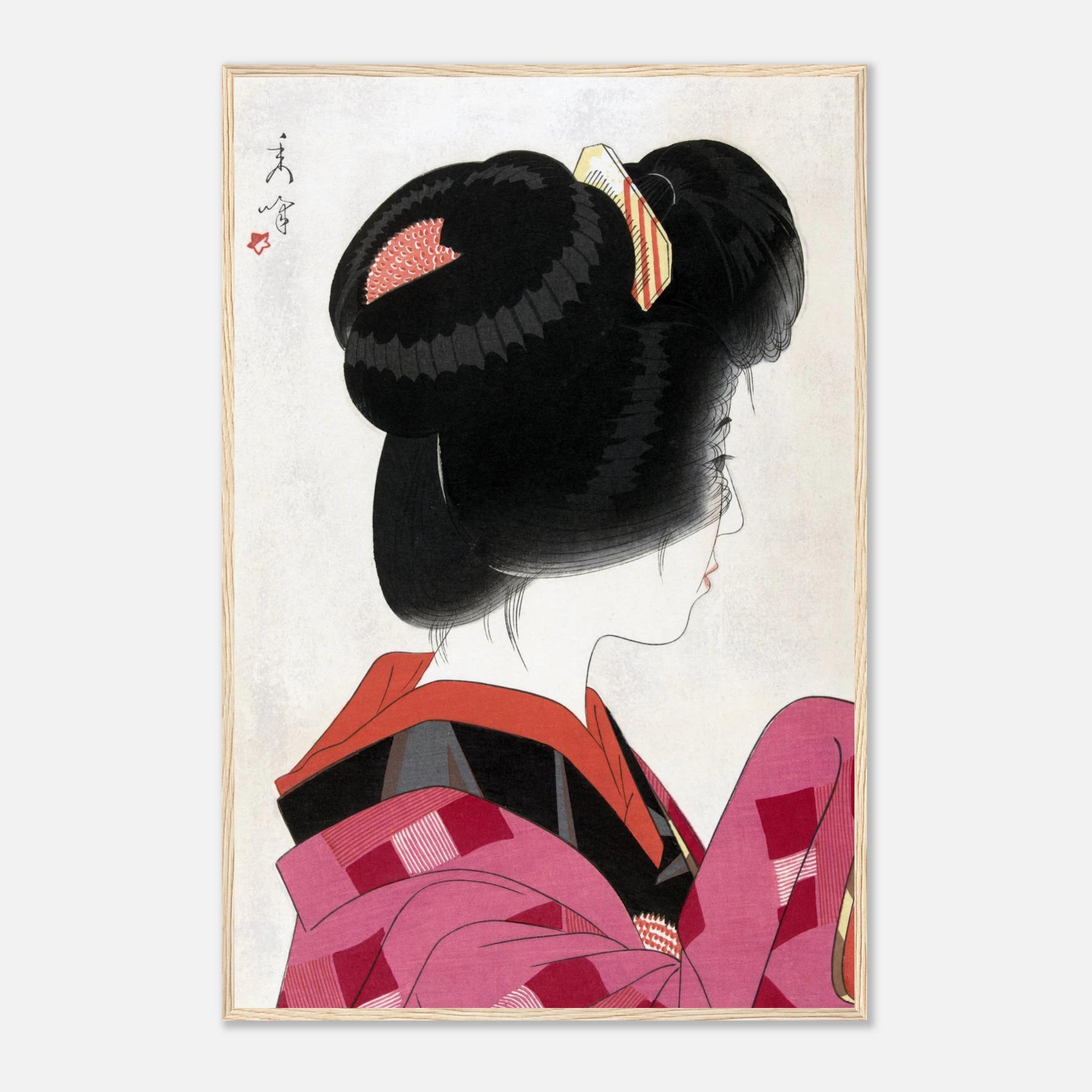 Red Collar - Art Print Detail 10