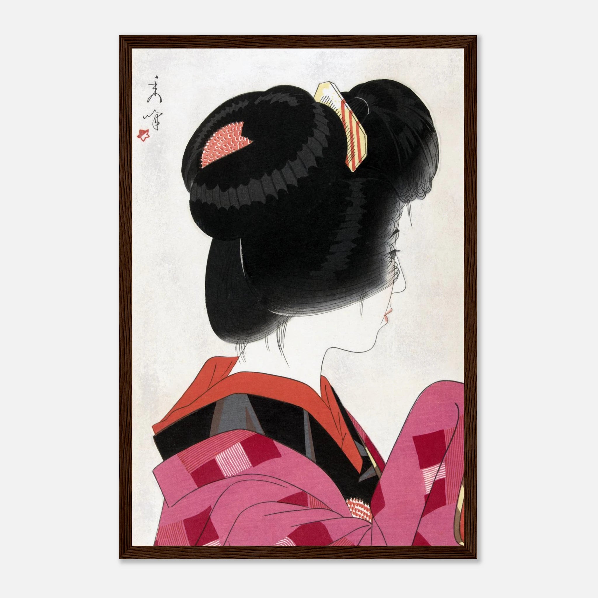 Red Collar - Art Print Detail 4