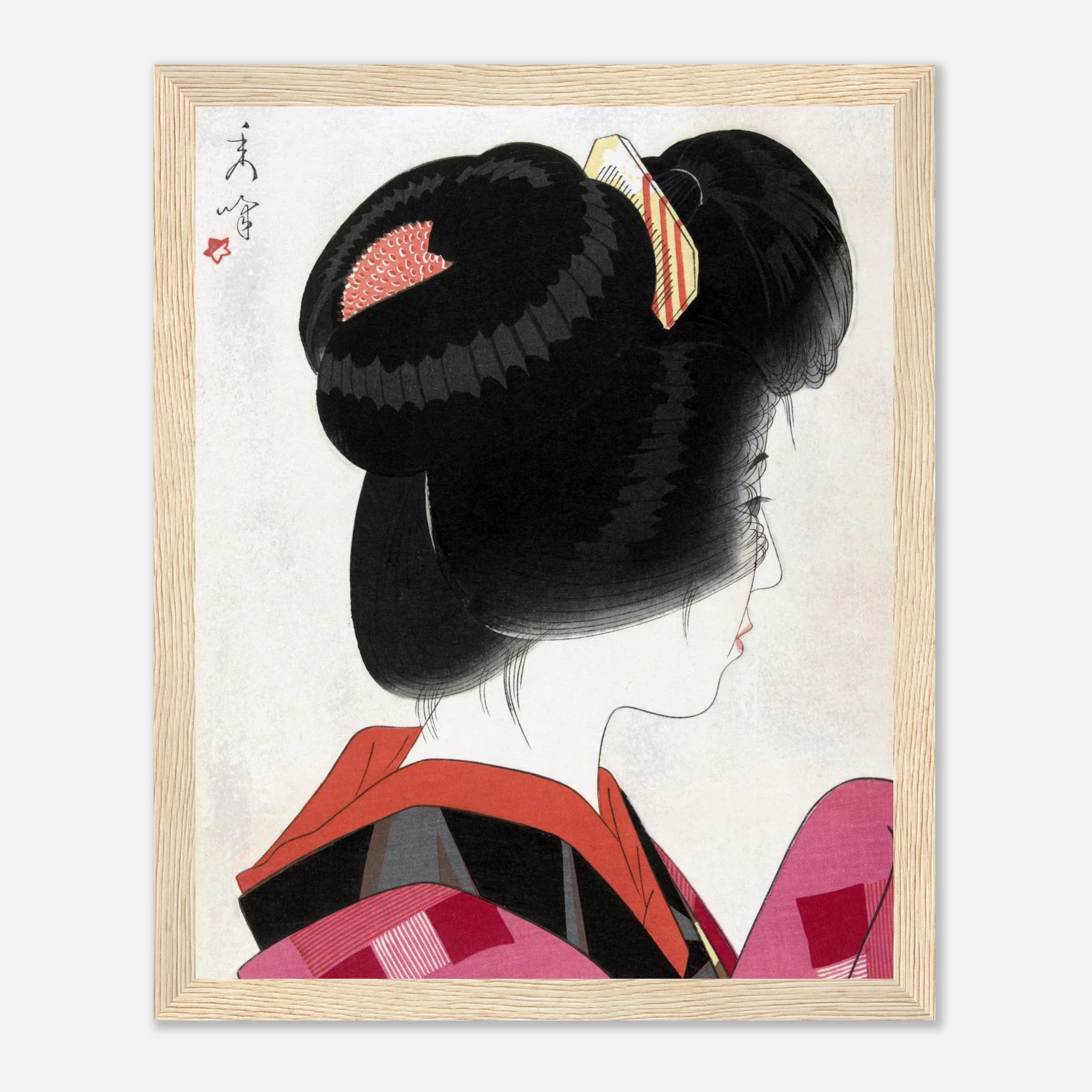 Red Collar - Art Print Detail 7