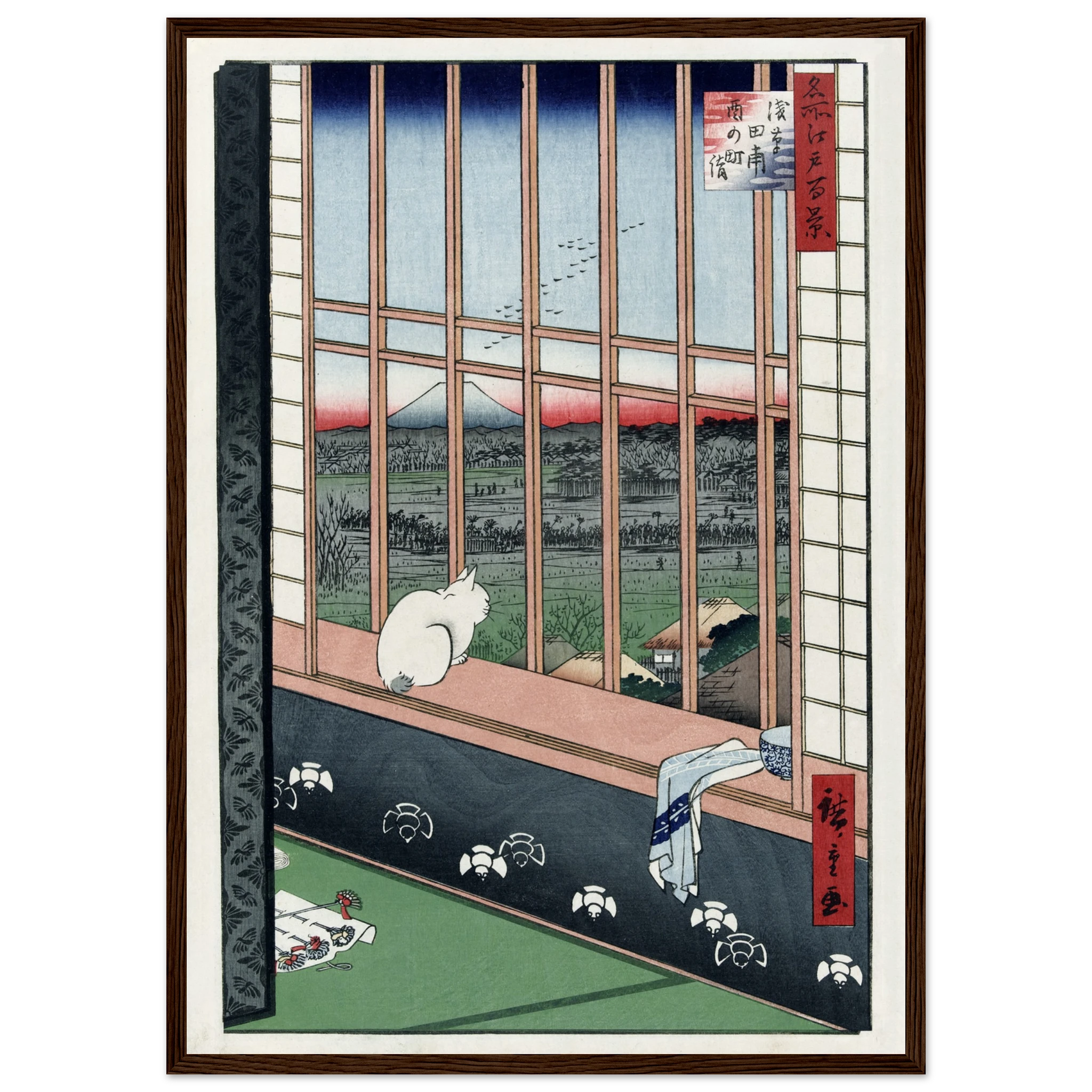 Asakusa Ricefields and Torinomachi Festival - Art Print Detail 16
