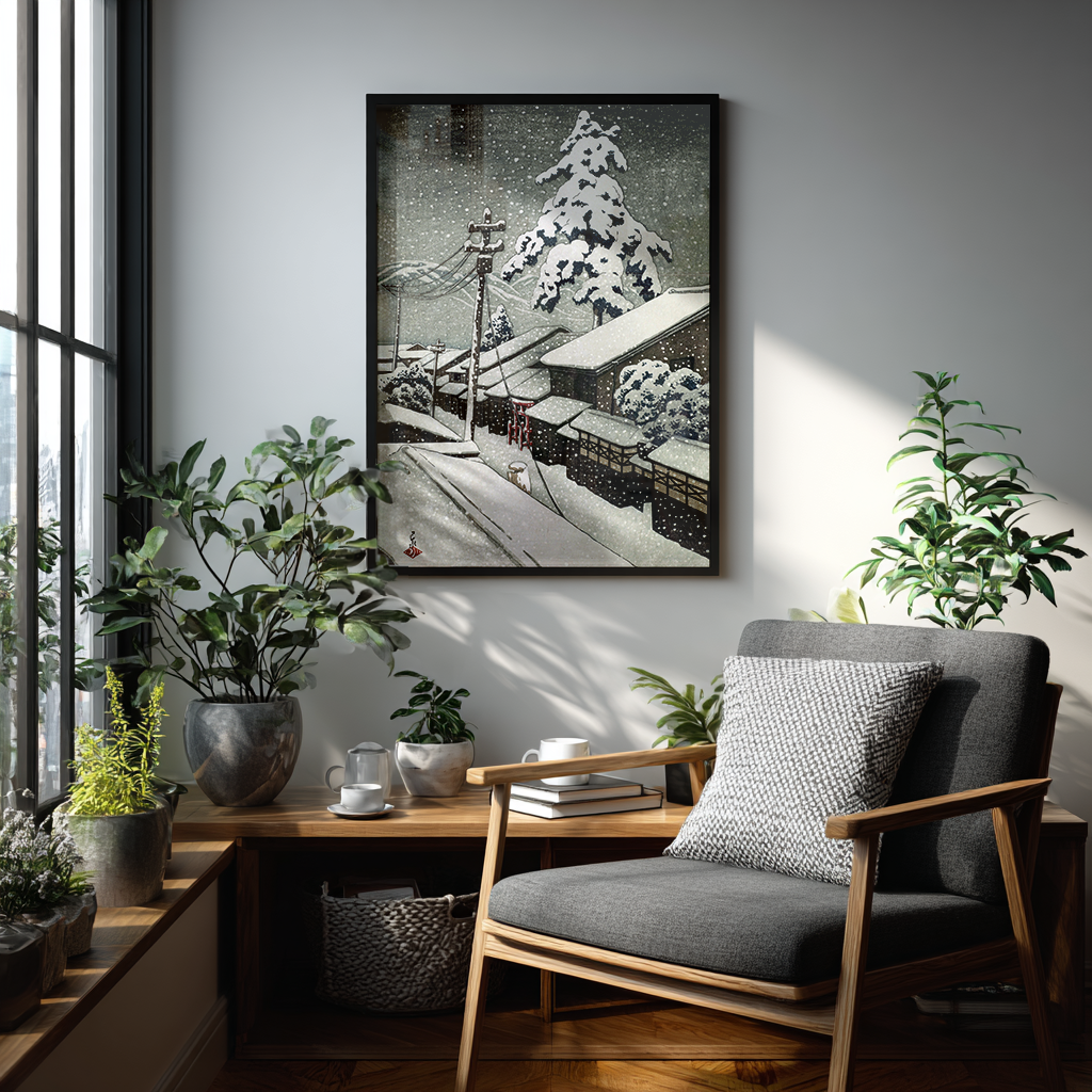 Miyazu in Tango Province - Art Print Detail 3